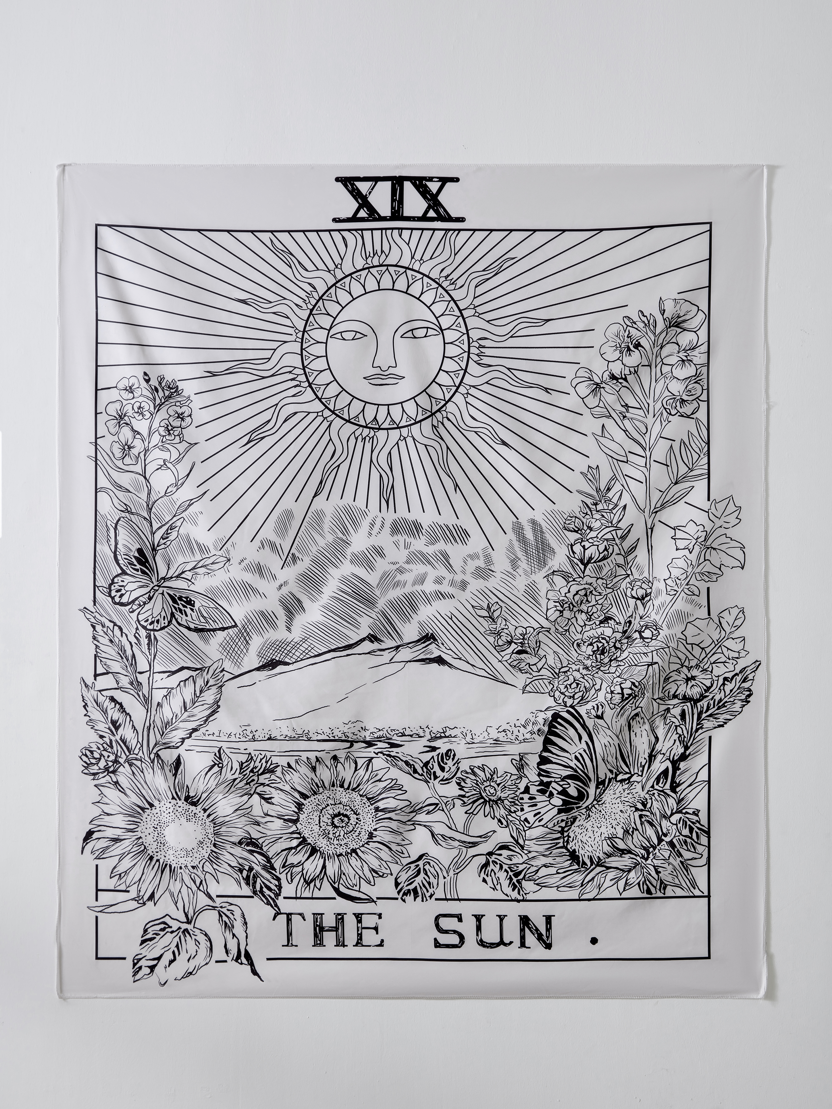 Sun tarot 2025 card tapestry