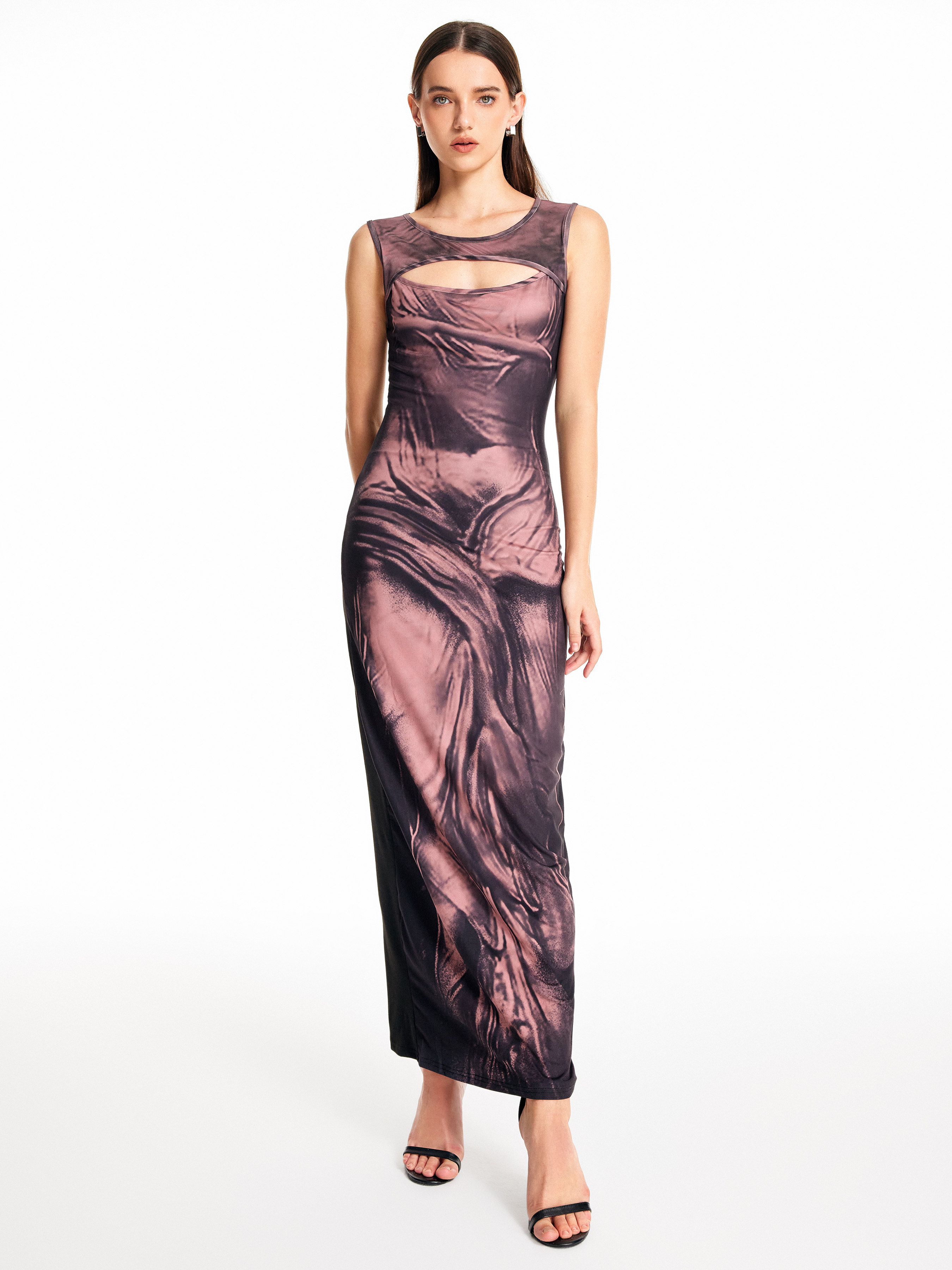white christmas dresses Jean Paul Gaultier Trompe L'oeil High Neck Long Sleeve Dress – Antidote  Fashion and Lifestyle