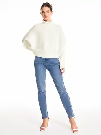 Solid Turtleneck Sweater