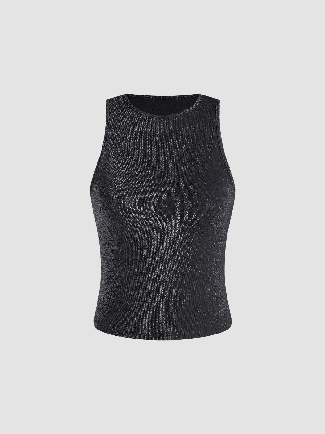 Crop-Top aus festem Jersey