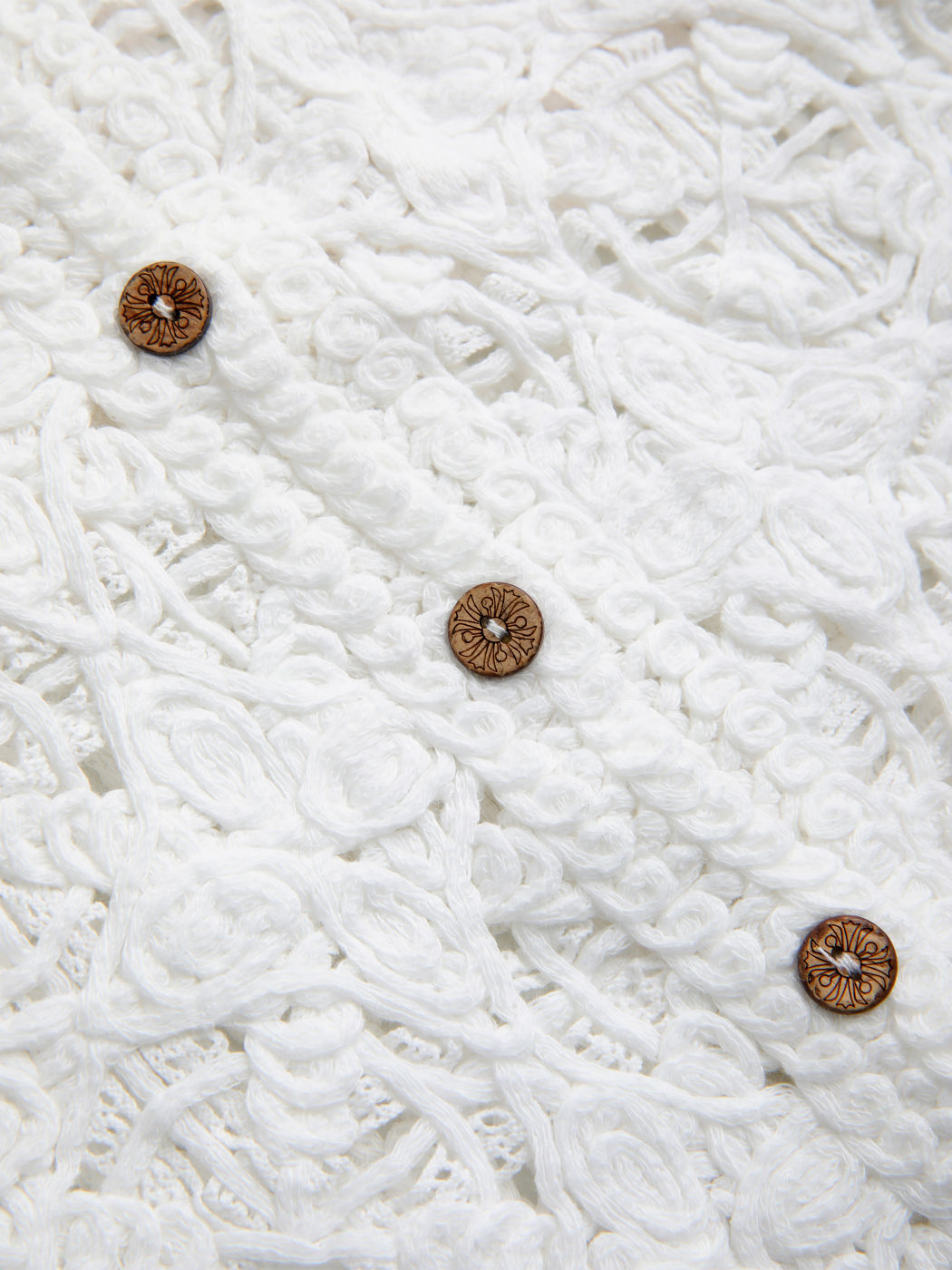 Jersey V-neck Crochet Button Up Knitted Vest For School Daily Casual