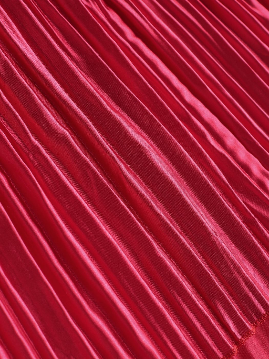 Solid High Neck Ruffle Zip Up Maxi Dress Cider