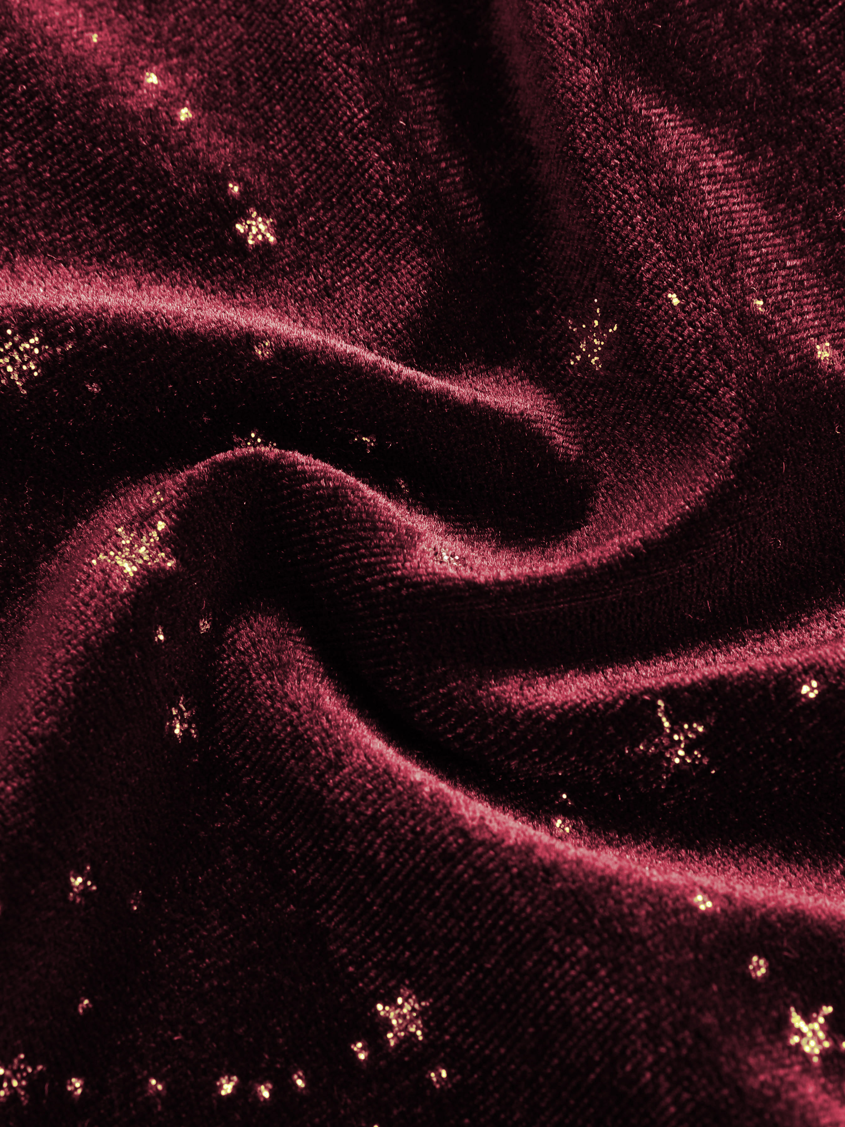 velvet star pattern bell sleeve short dress Halloween Graduation Dress Grad Dresses Party Dress For Party New Years Holiday Dress Valentine Wuthering Romance Velvet Velvet Star Pattern Bell Sleeve Short Dress For Date Wedding Holiday