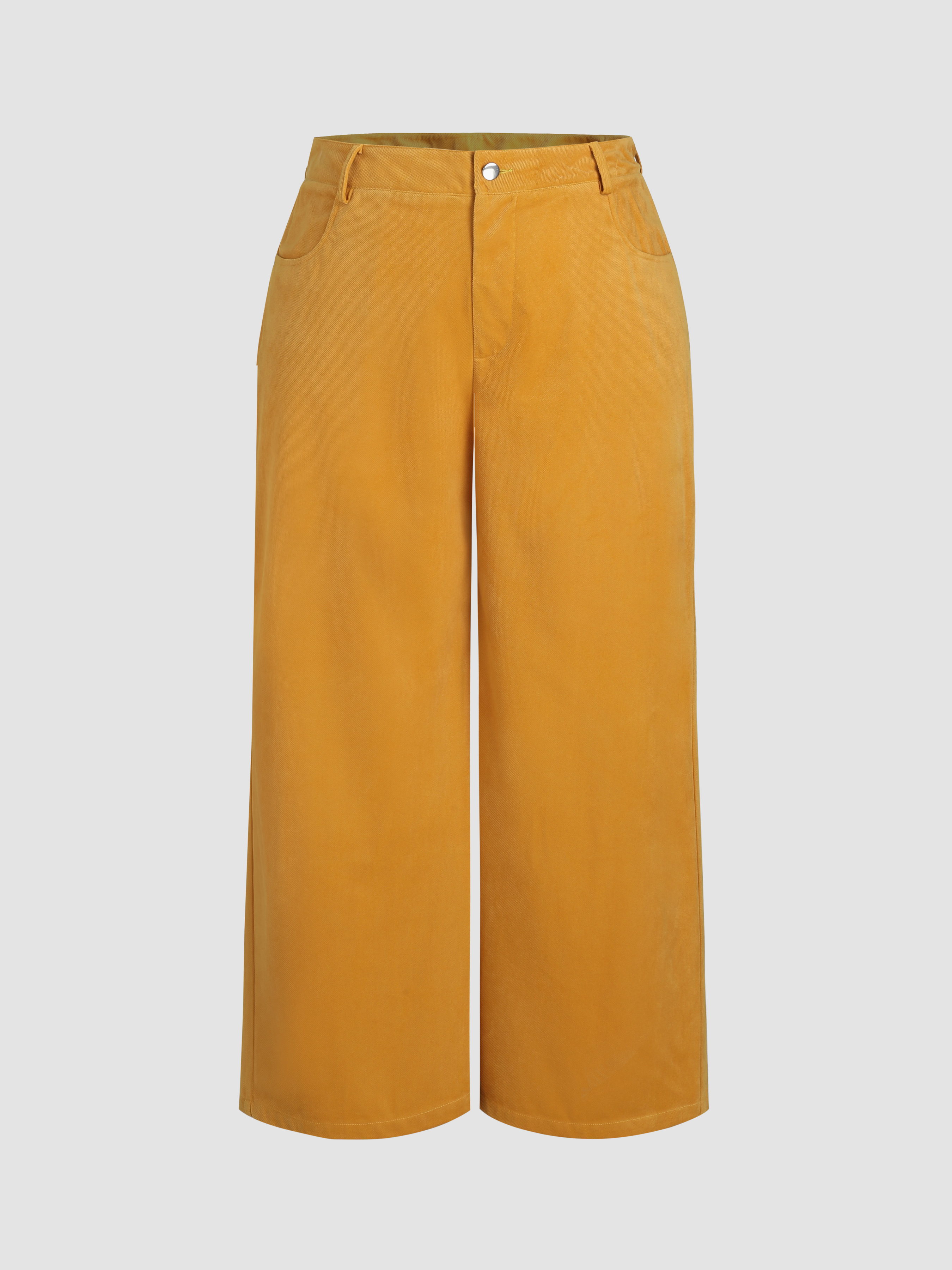 Curve & Plus High Waist Wide Leg Trousers