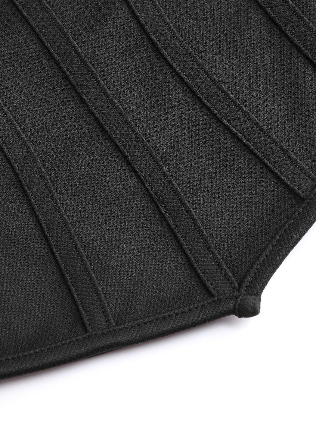  Schulterfreies Korsett Crop Top