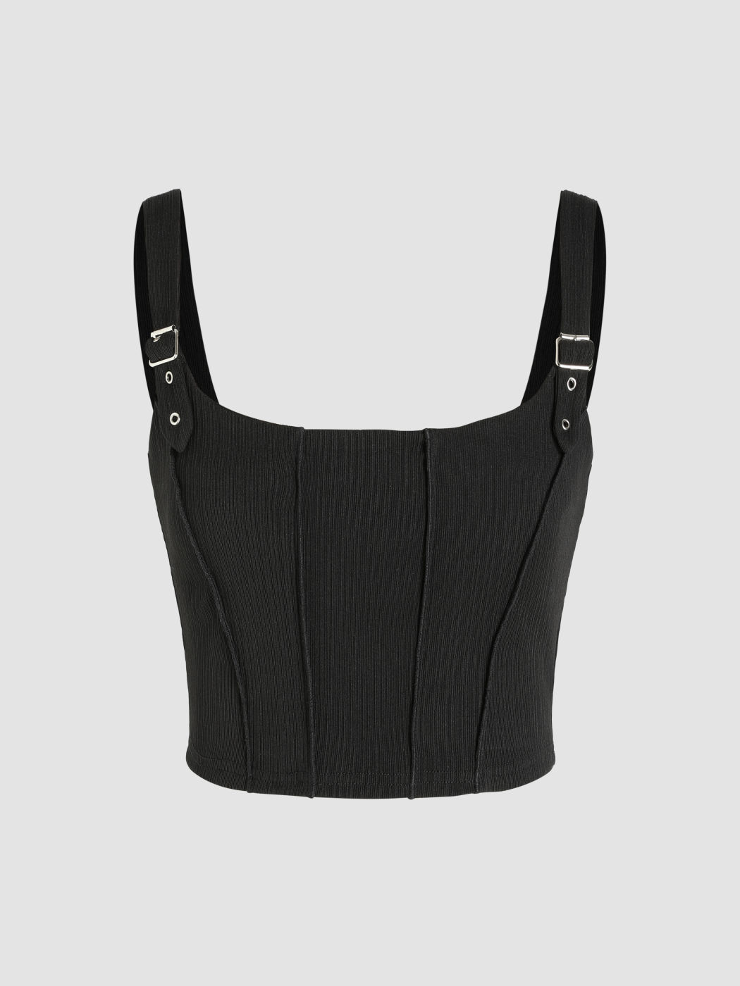 Cami-Crop-Top mit fester Schnalle