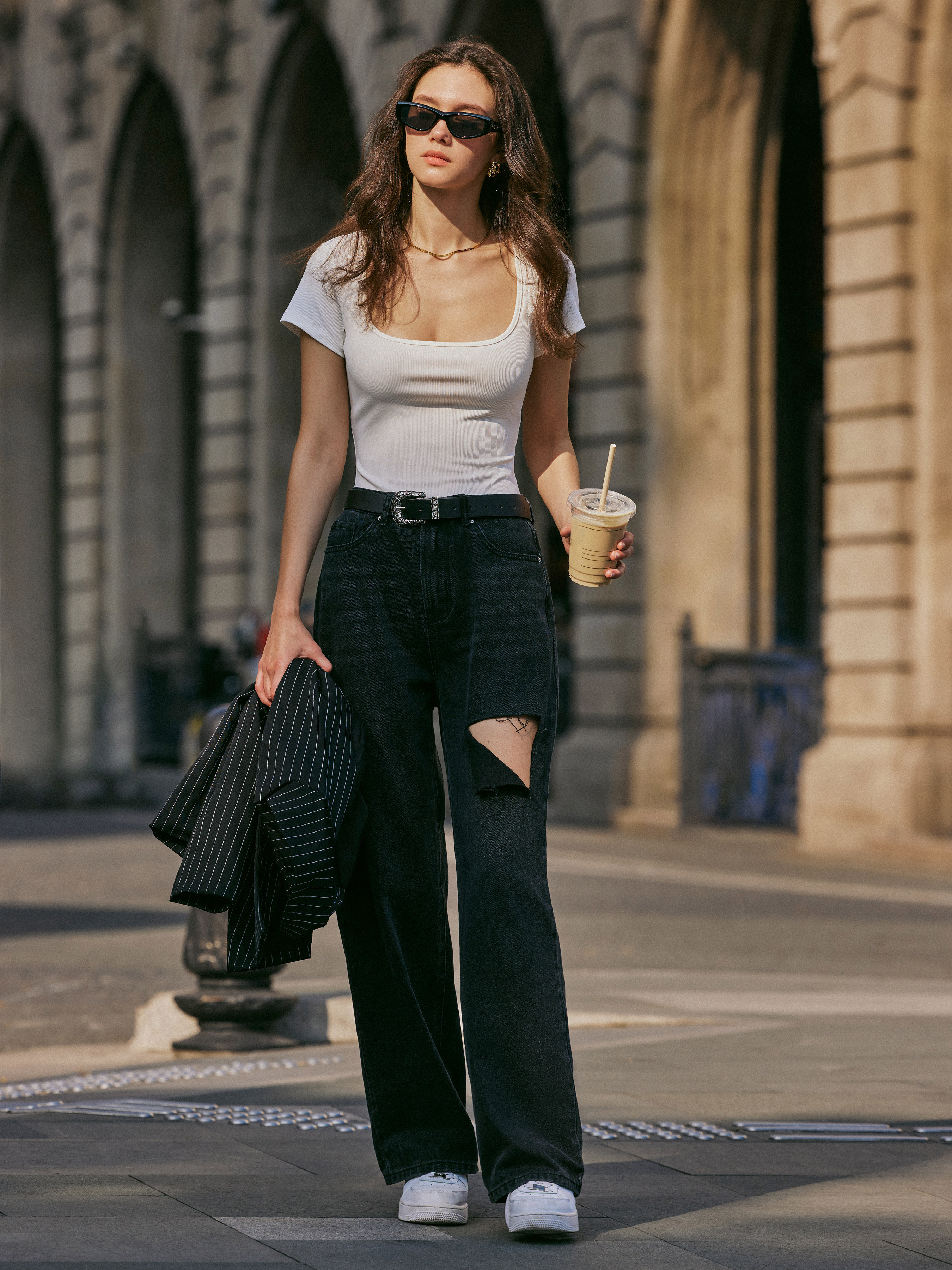 Victoria's Secret Models' Street Style