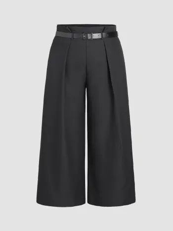 Boss Mode Wide Leg Trousers Curve & Plus