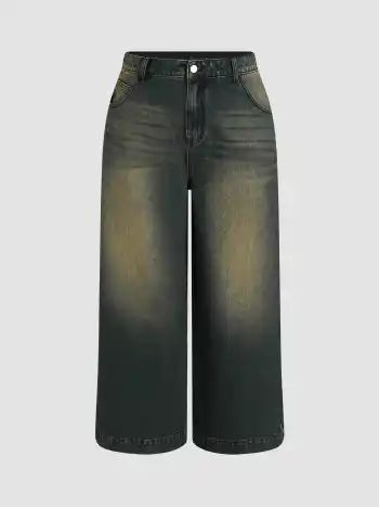 High Waist Baggy Jeans Curve & Plus
