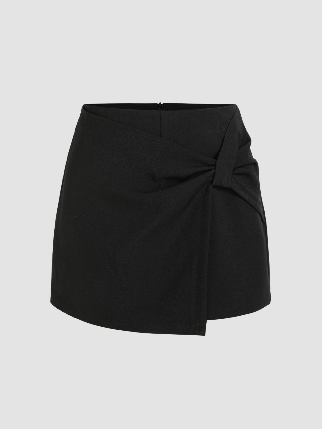  Hohe Taille Twist Kurzer Skort