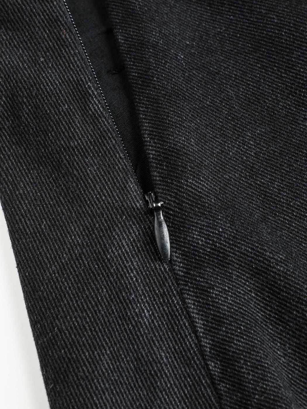 Denim Solid Plissee Minirock