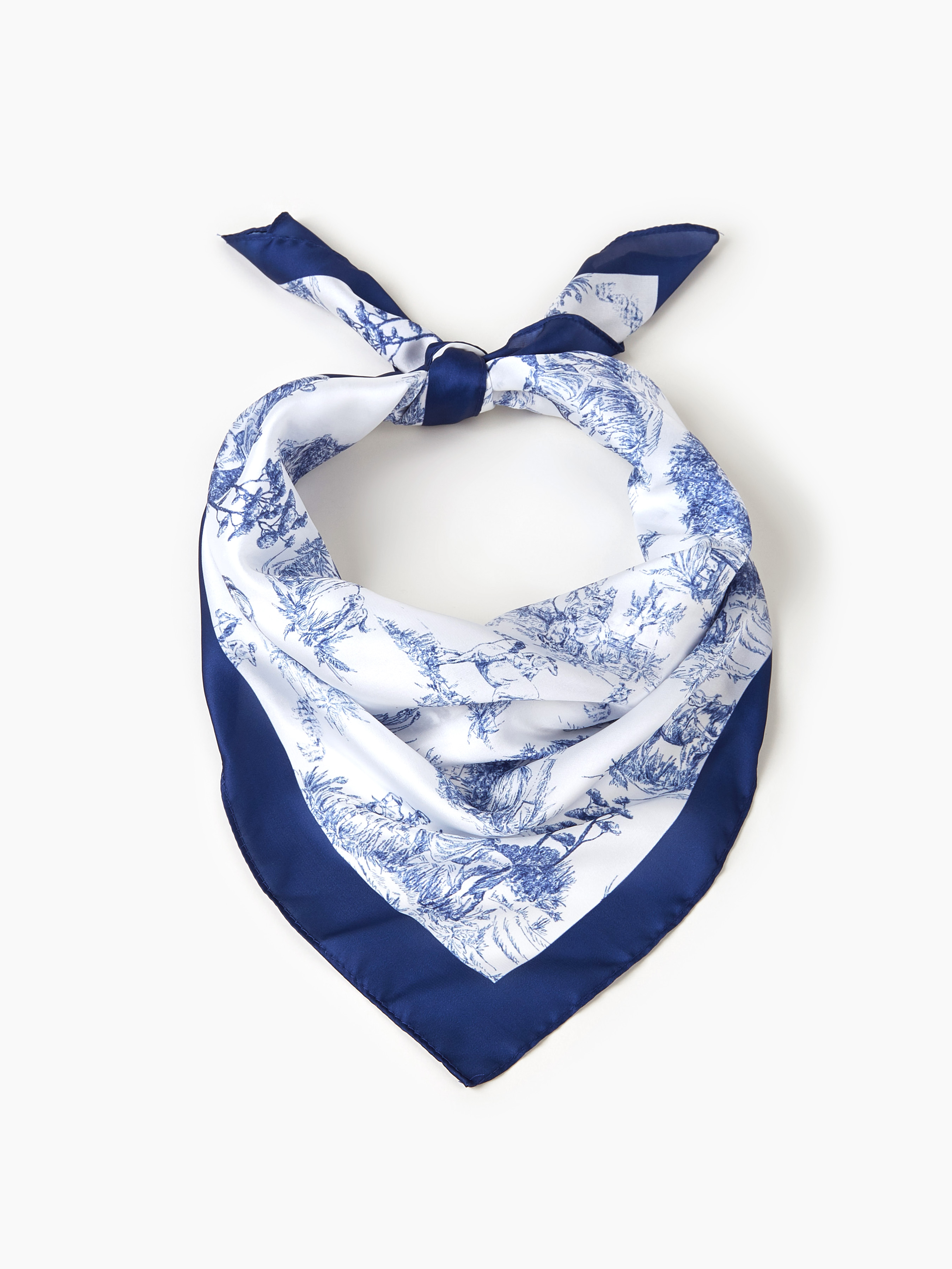 Toile de Jouy Patchy Hair Band - Cider