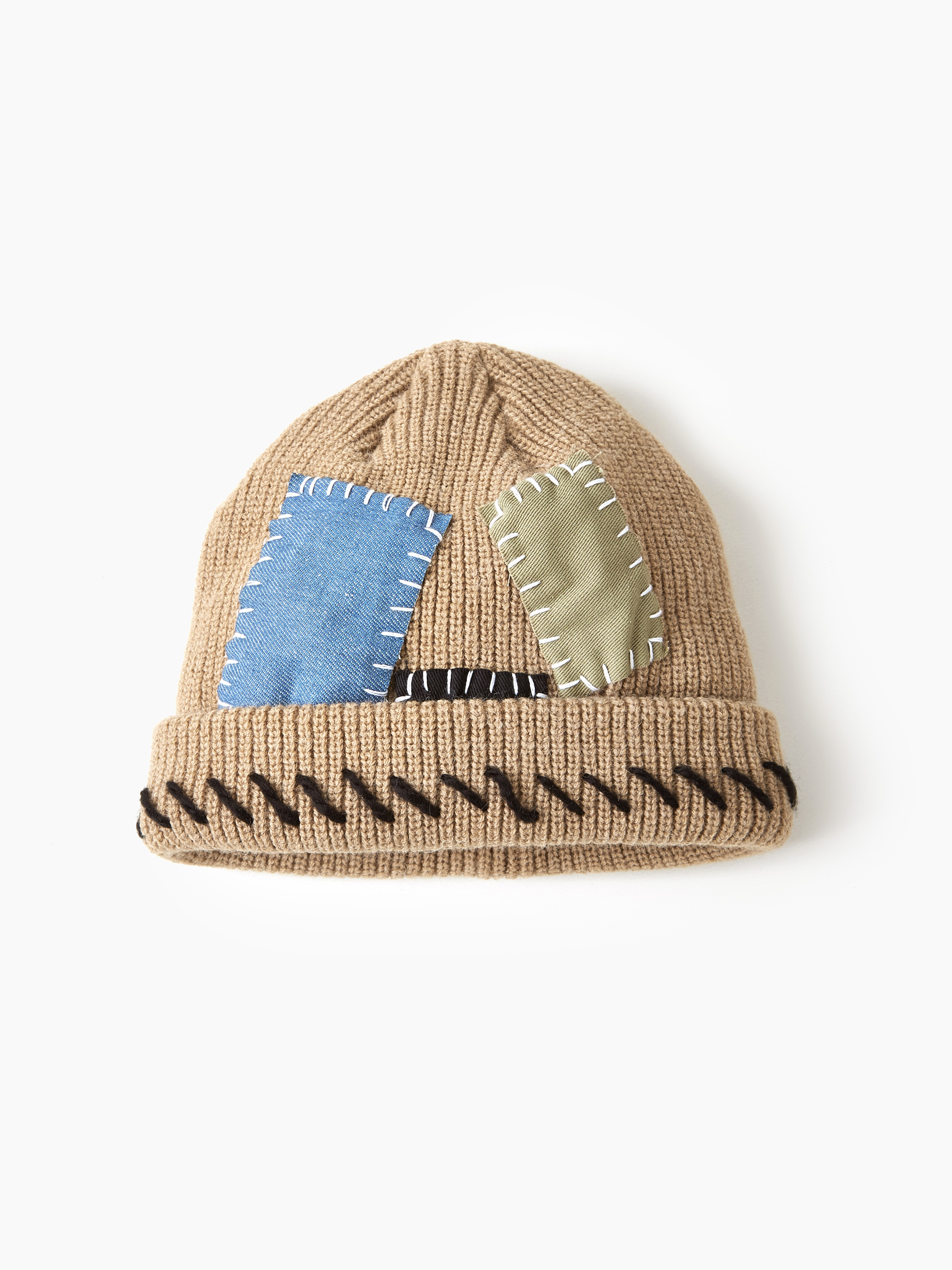 Ripped Decor Beanie Hat Cider