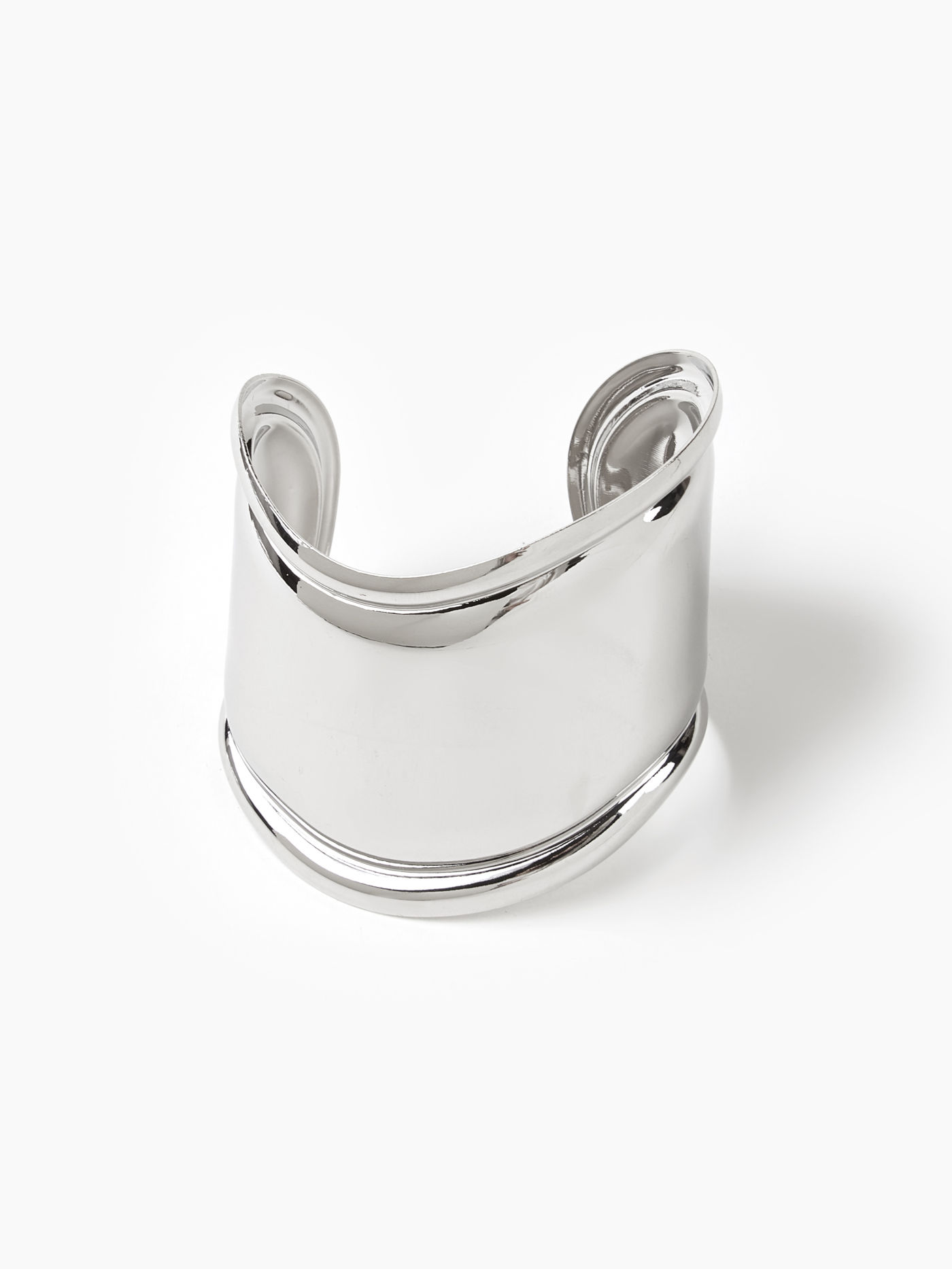 Geometric Metallic Wide Bangle Bracelet