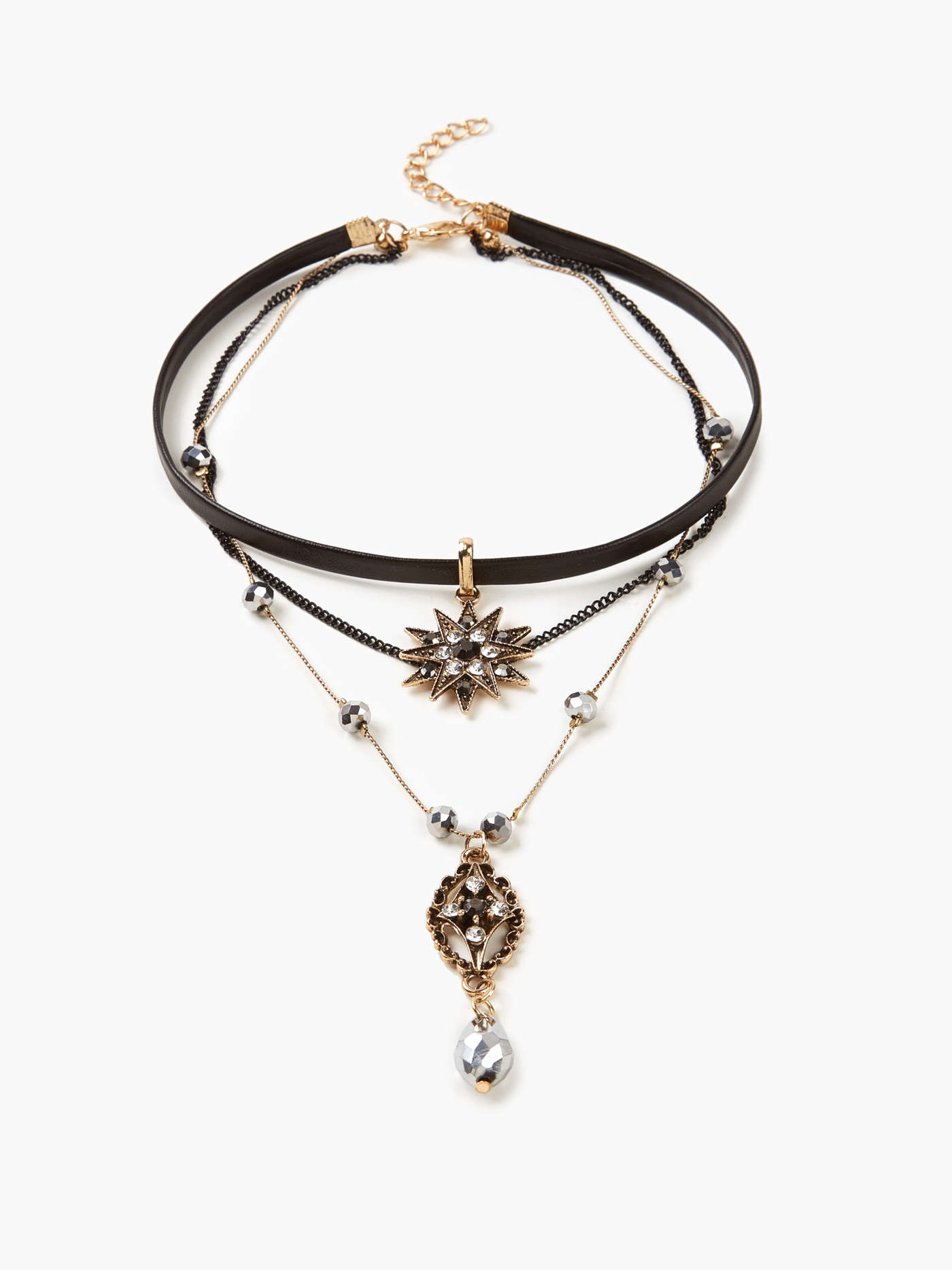 Star Layered Decor Necklace