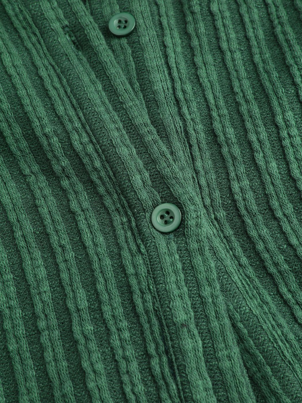  Vestido Mini Sólido con Botones y Cuello