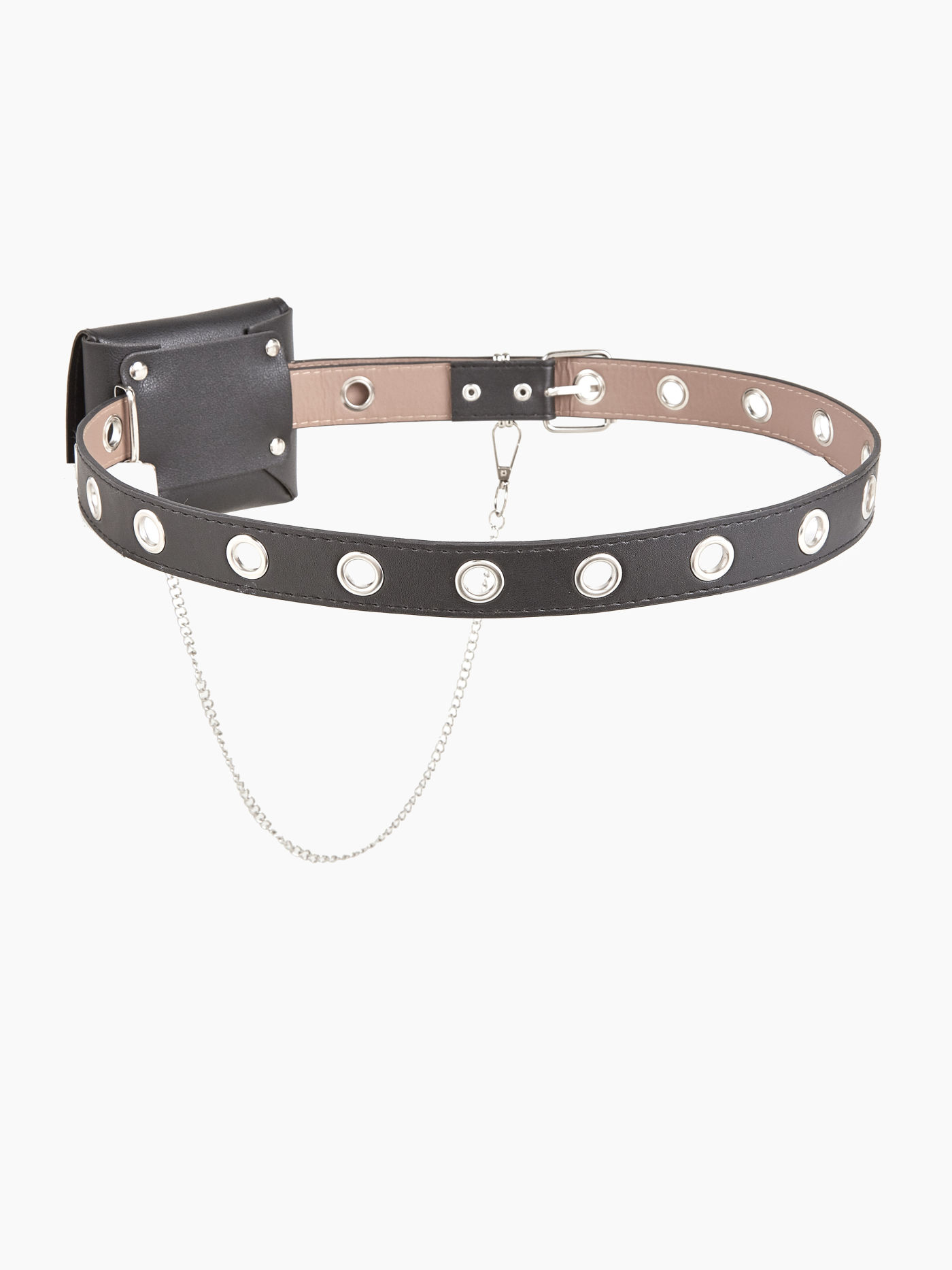 Taillengürtel mit PU-Schnalle und Tasche