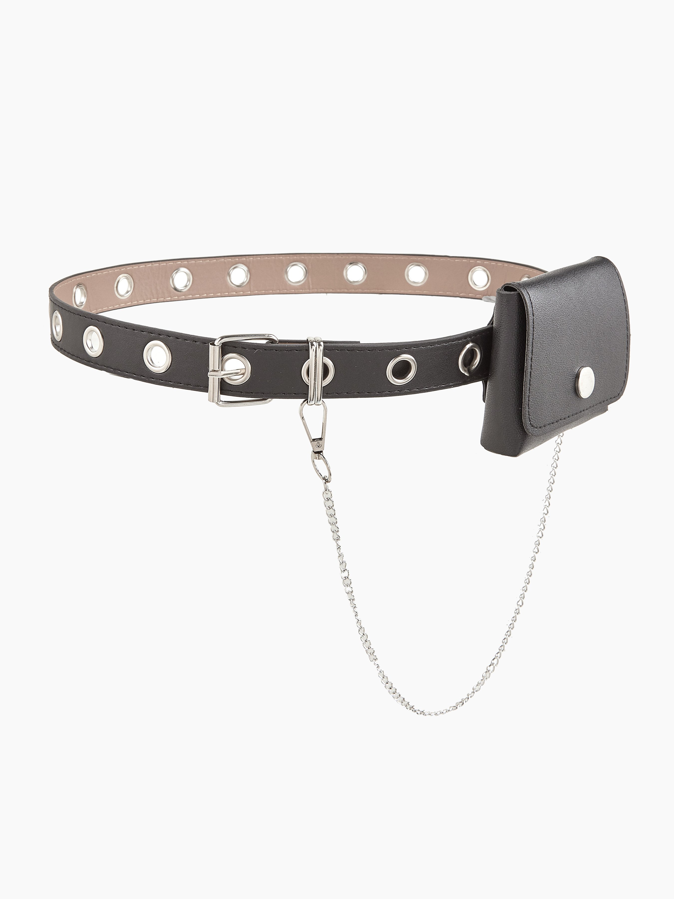 Double Buckle Pu Leather Belt main image 0