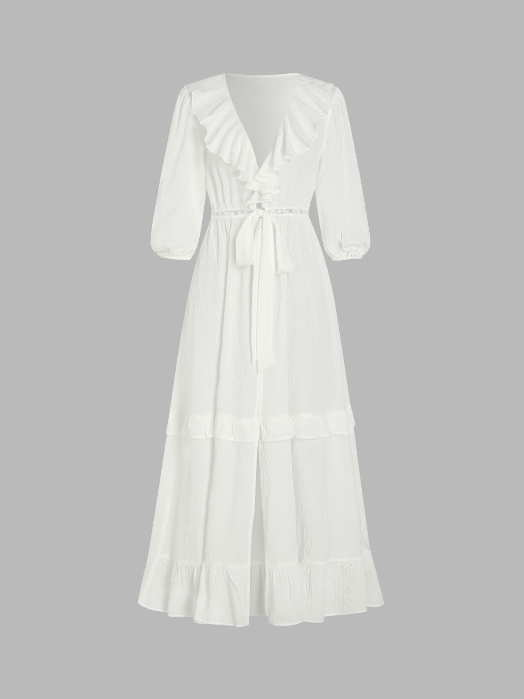  Ätherische Eleganz Fließendes Maxikleid