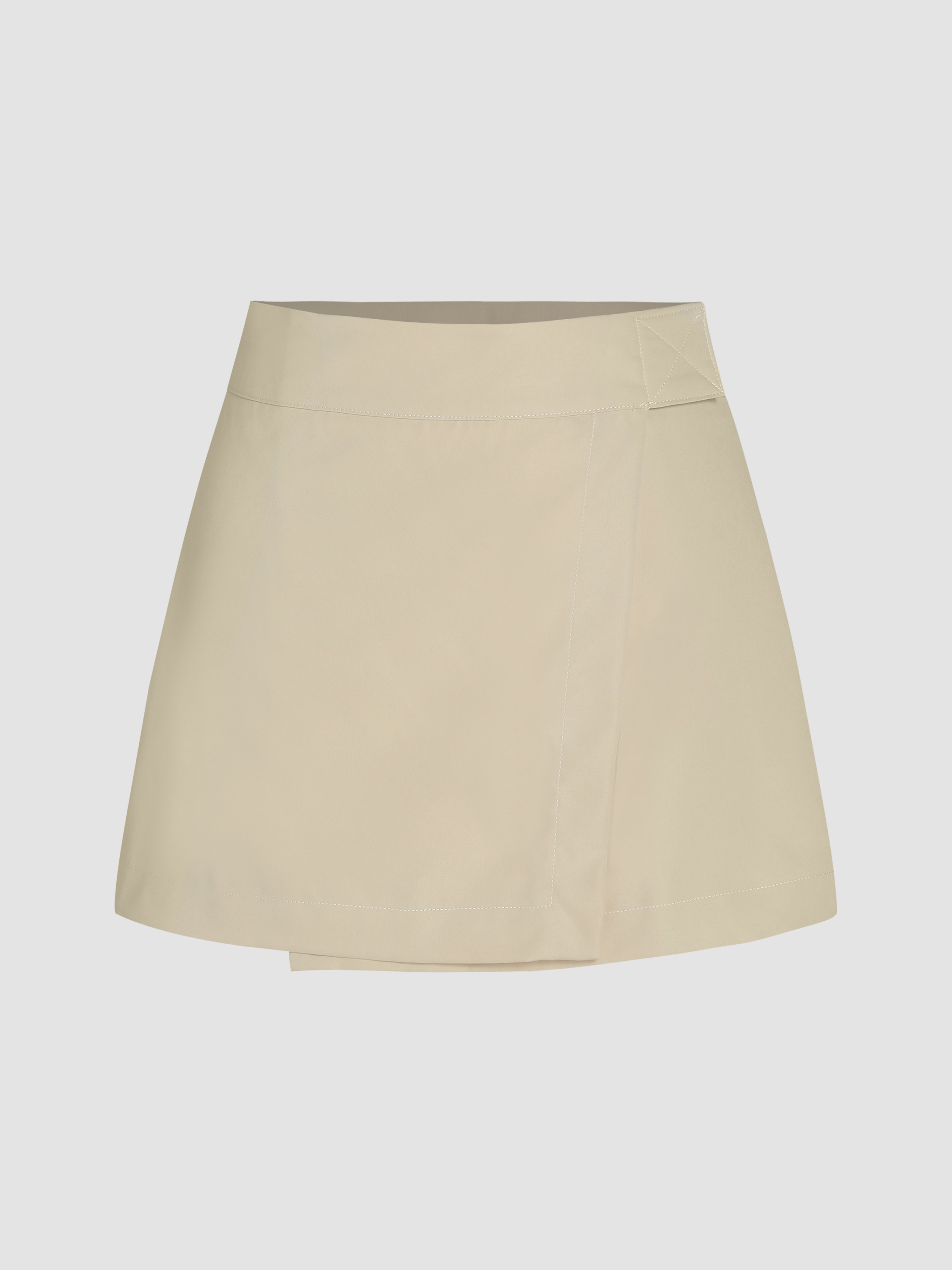 Solid Mini Skirt For School Daily Casual Work