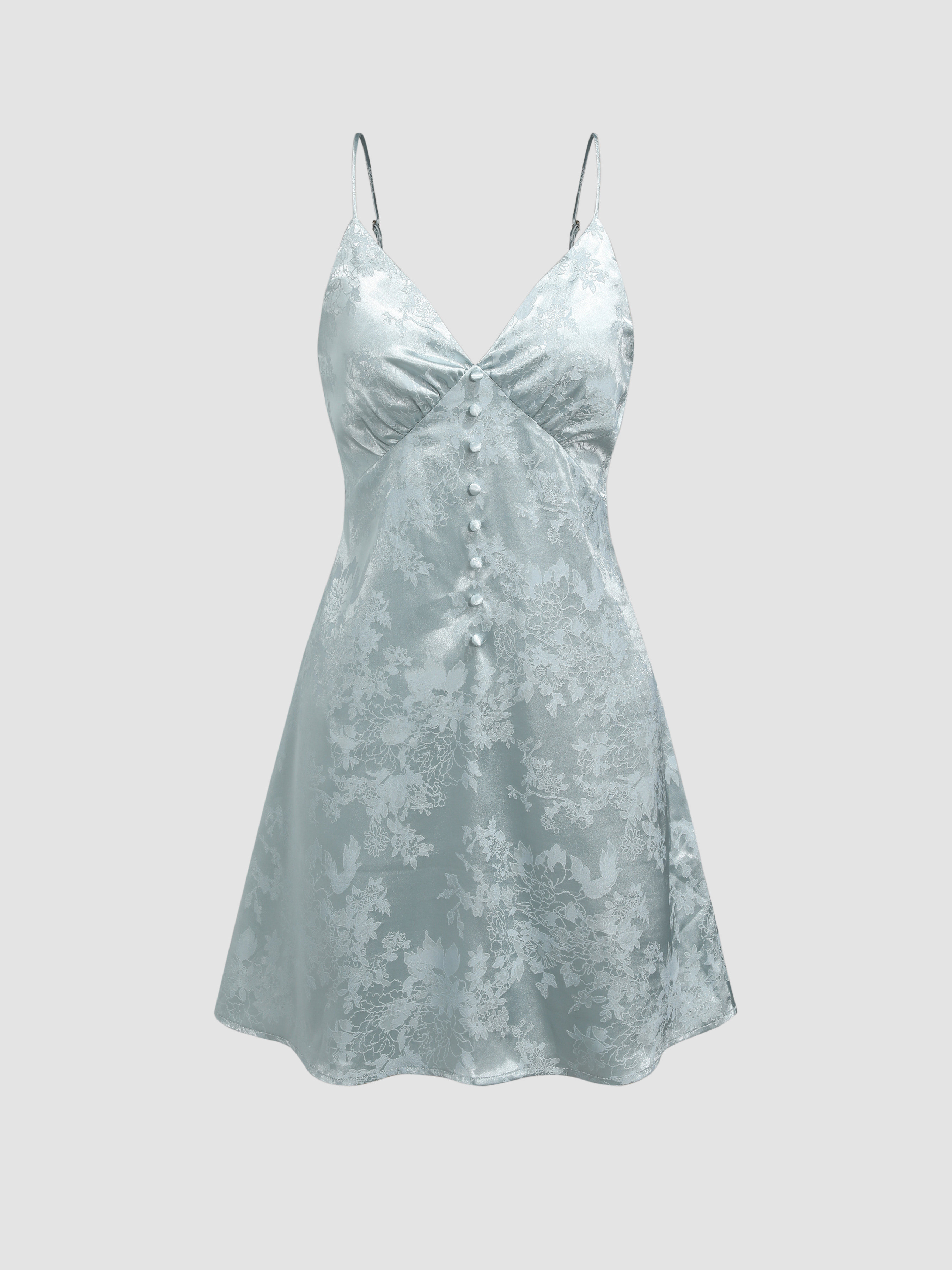 Jacquard Floral Mini Dress main image 1