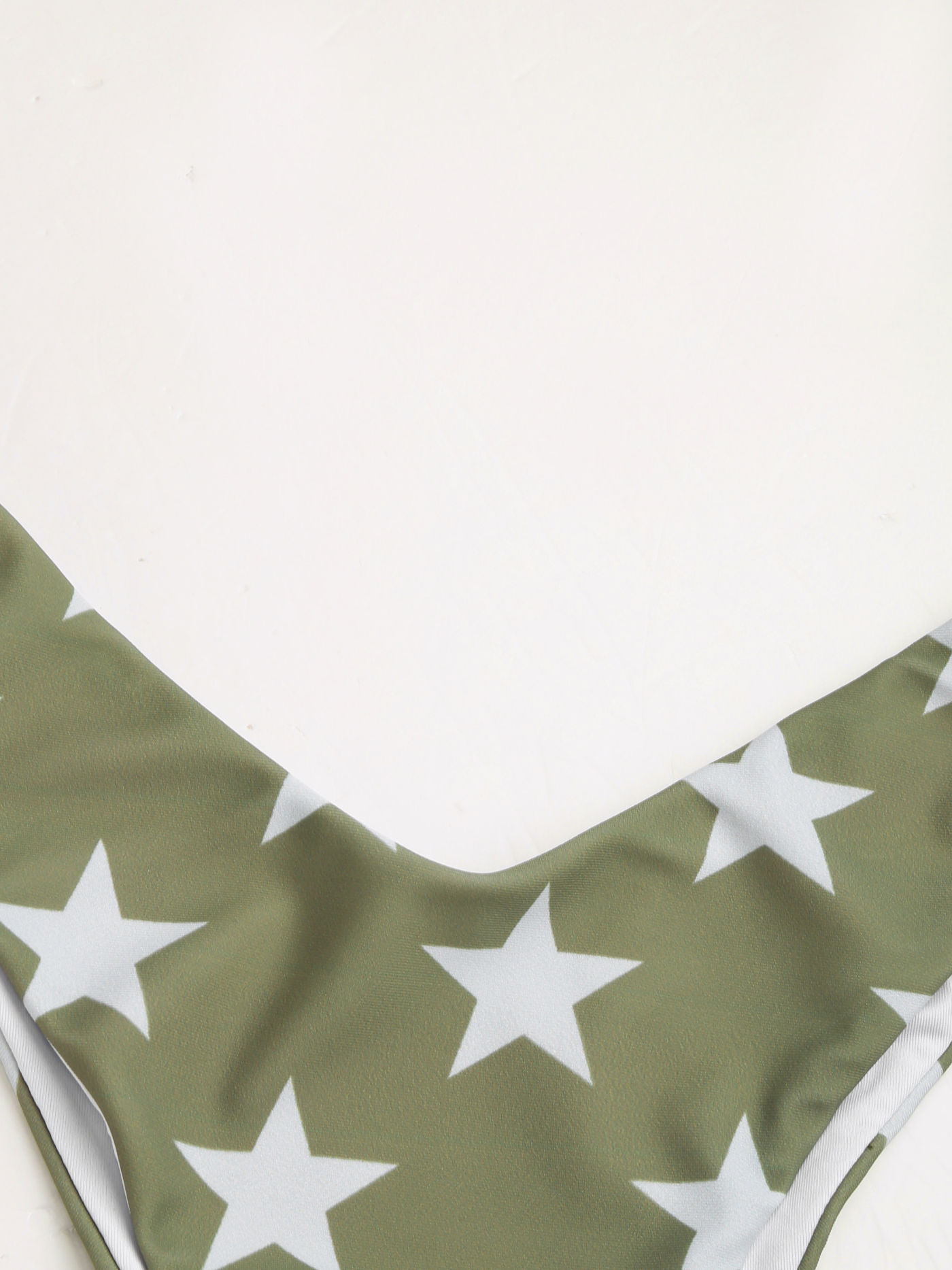  Bikini Traje de Baño con Patrón de Estrellas y Aros