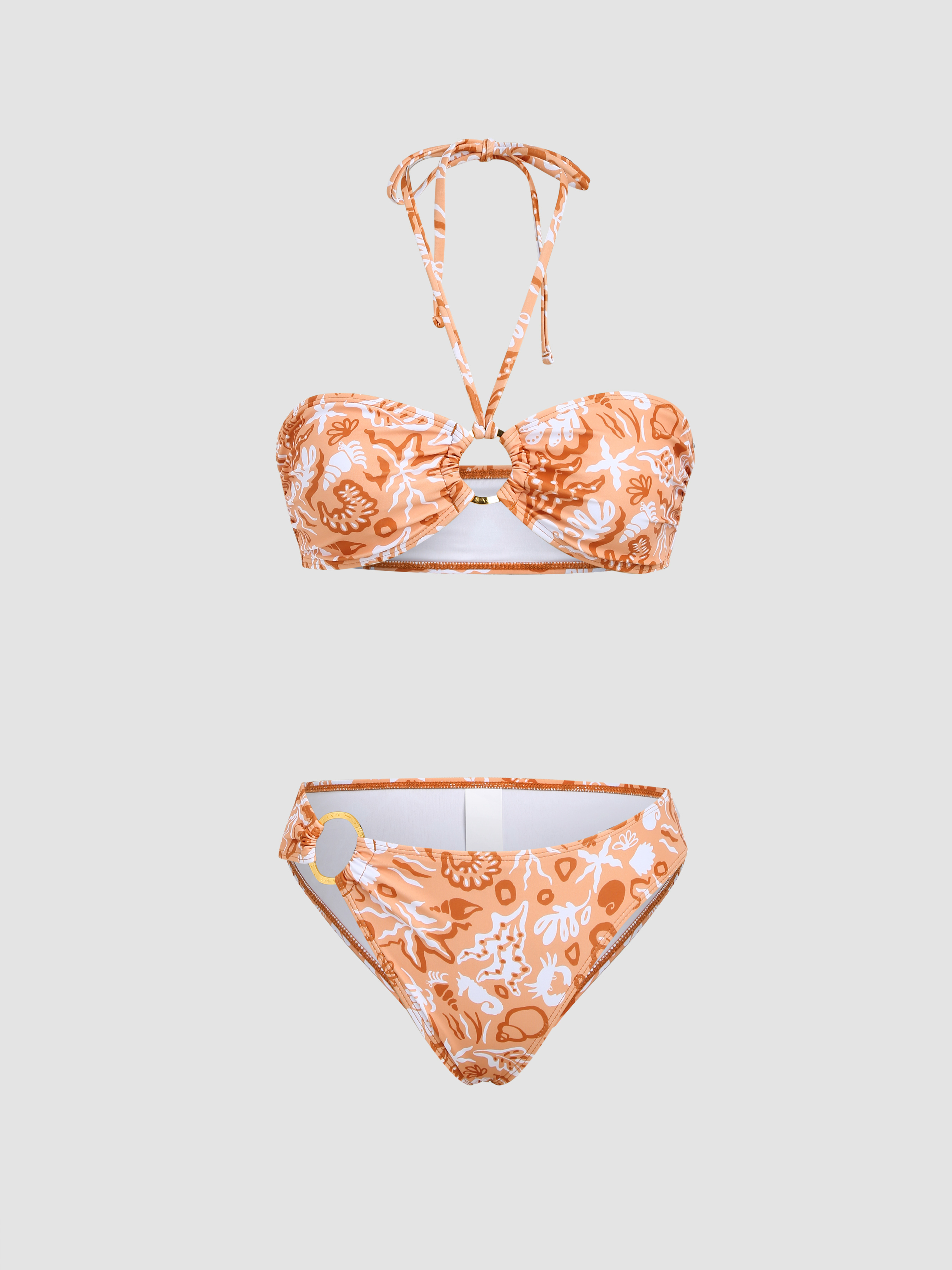 Material Halter Oring Bikini Swimsuit For Occasion Occasion Occasion