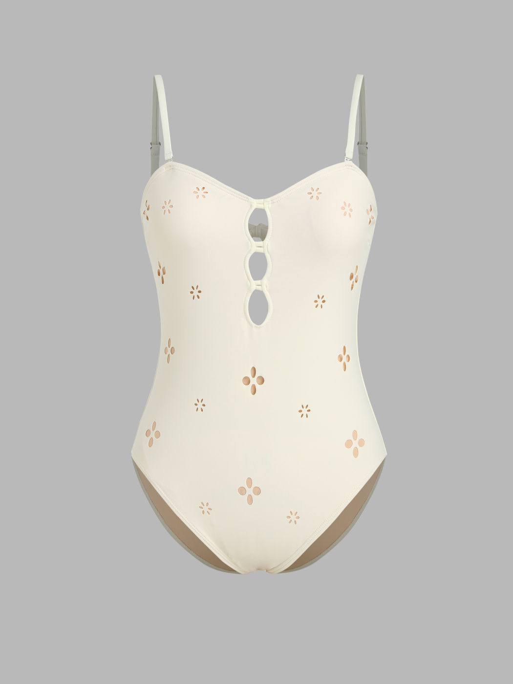 Chic Cut Out Crochet One Piece Swimsuit For Vacation Swimming Pool Beach