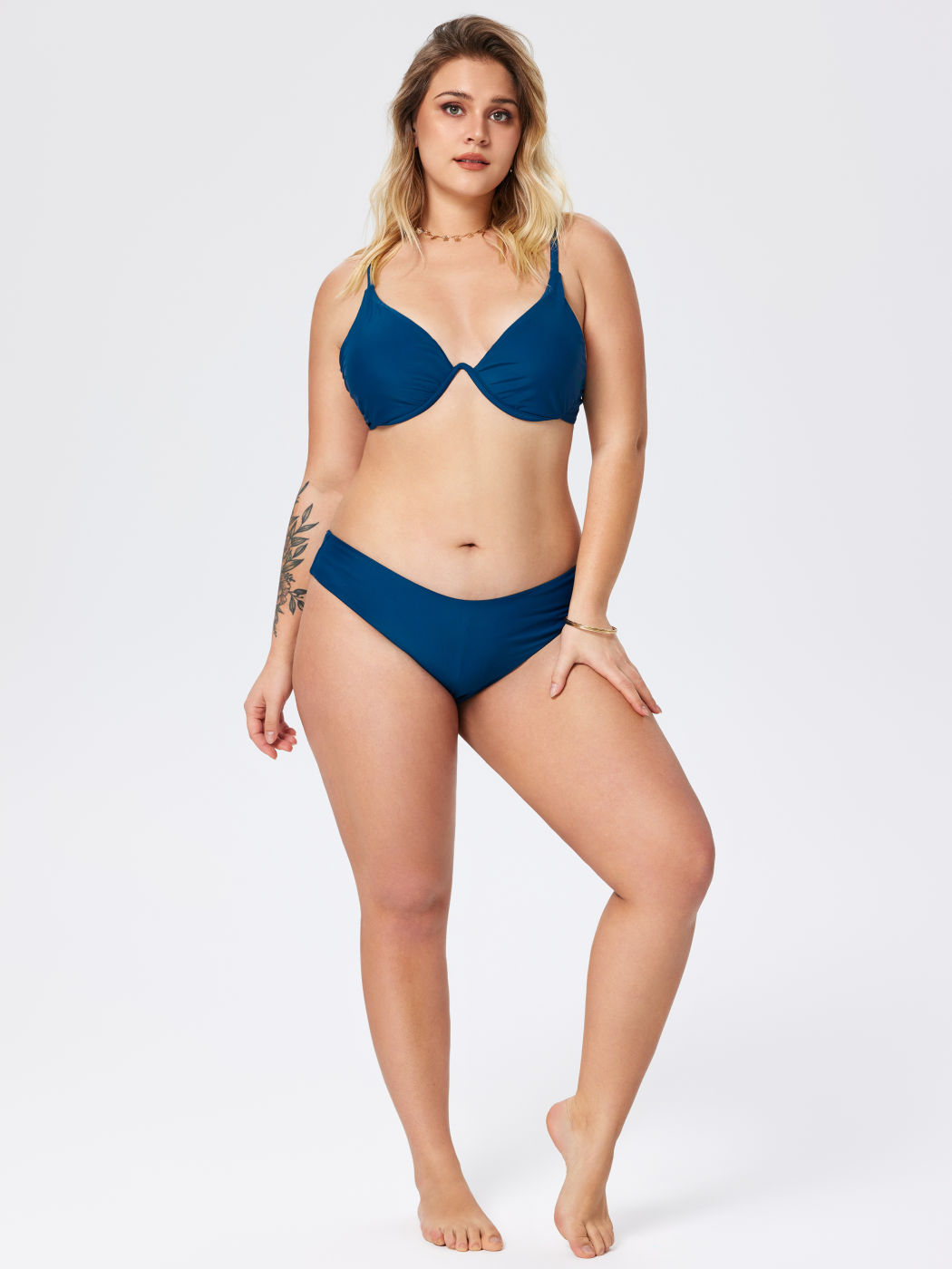 Blue Sea Underwire Bikini Set Curve & Plus