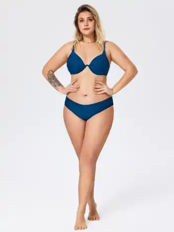 Bikini con ferretto Blue Sea Curve & Plus