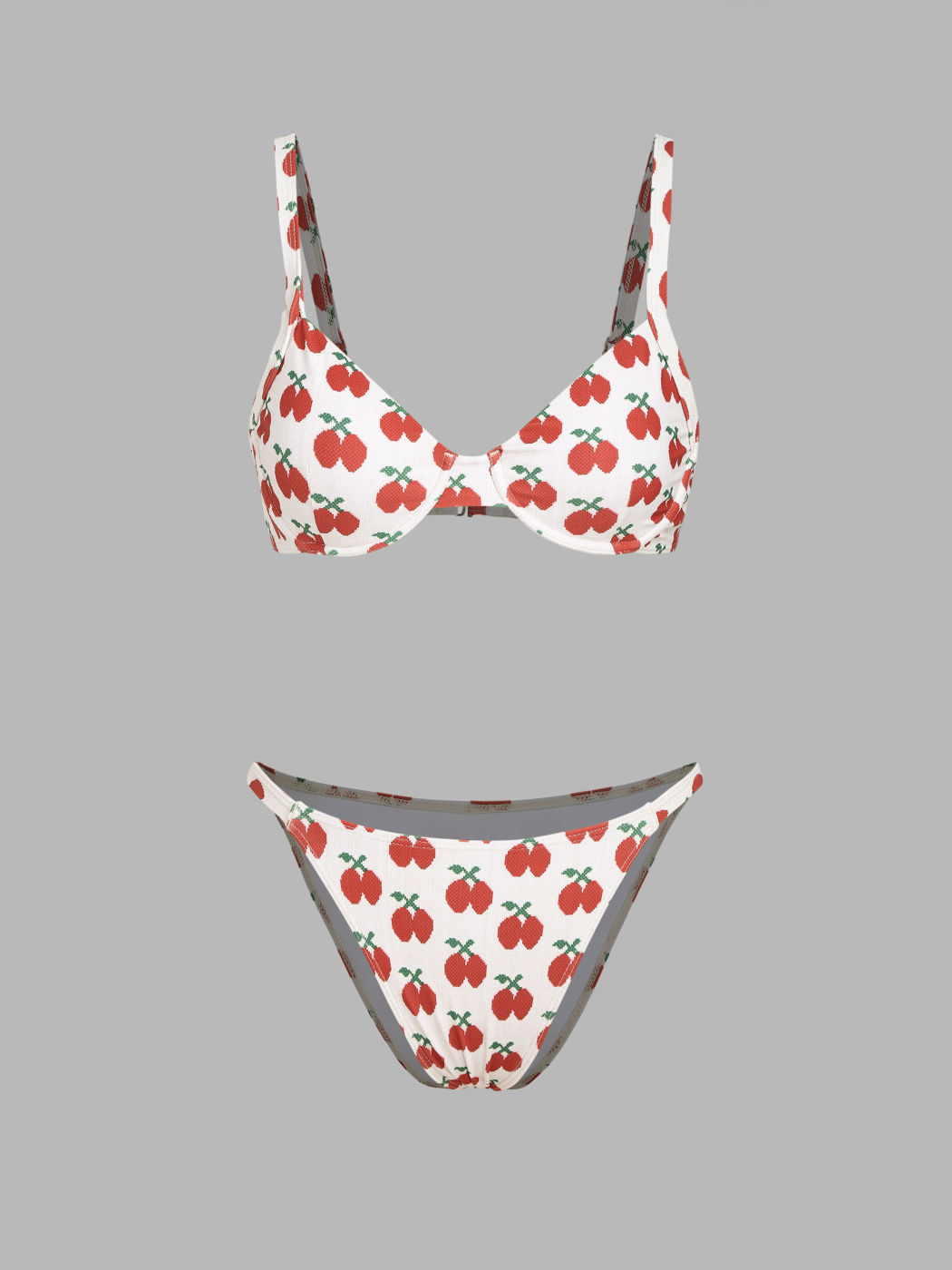 Cherry Print Bikini Swimsuit