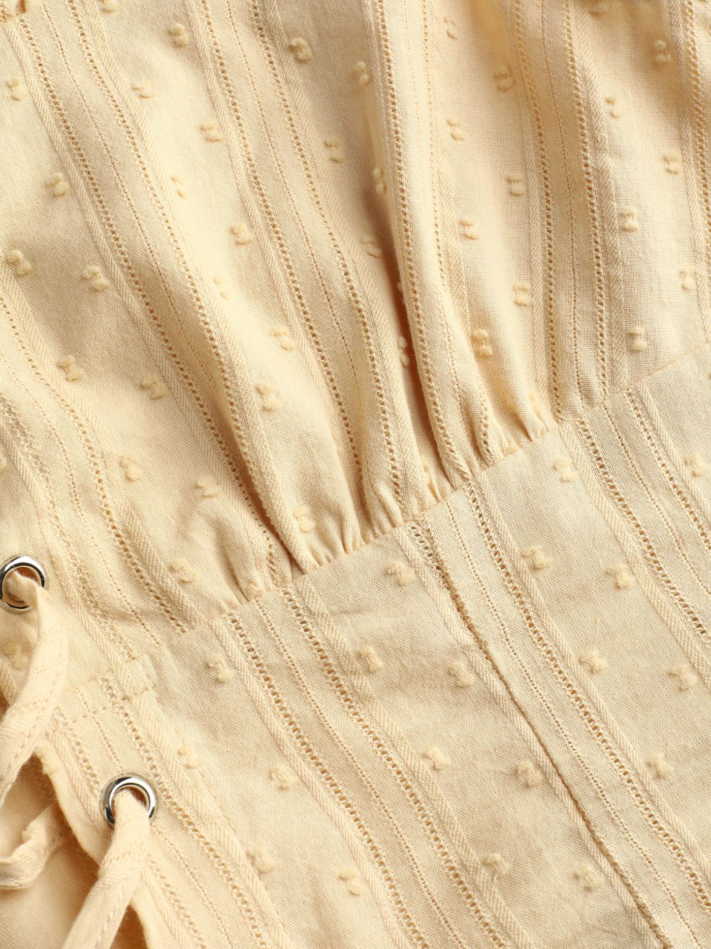 Top à lacets façon corset