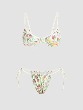 Blumen-Bügel-Bikini