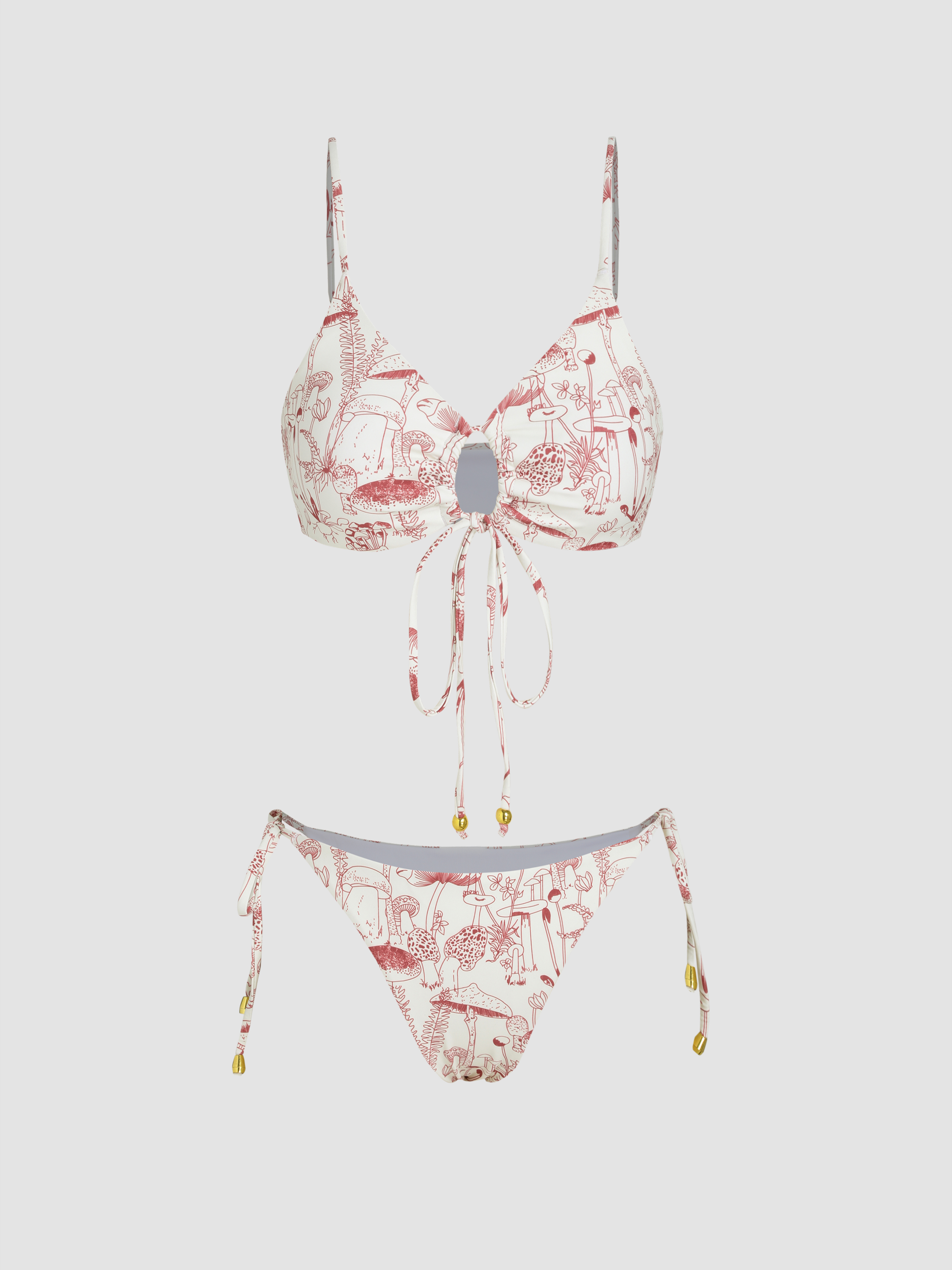 Maillot De Bain Une Pièce Femme U.S. Polo Assn. – Taille M, Motif Papillon Multicolore