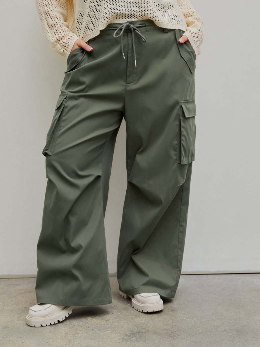Hose mit weitem Bein Kurve & Plus
