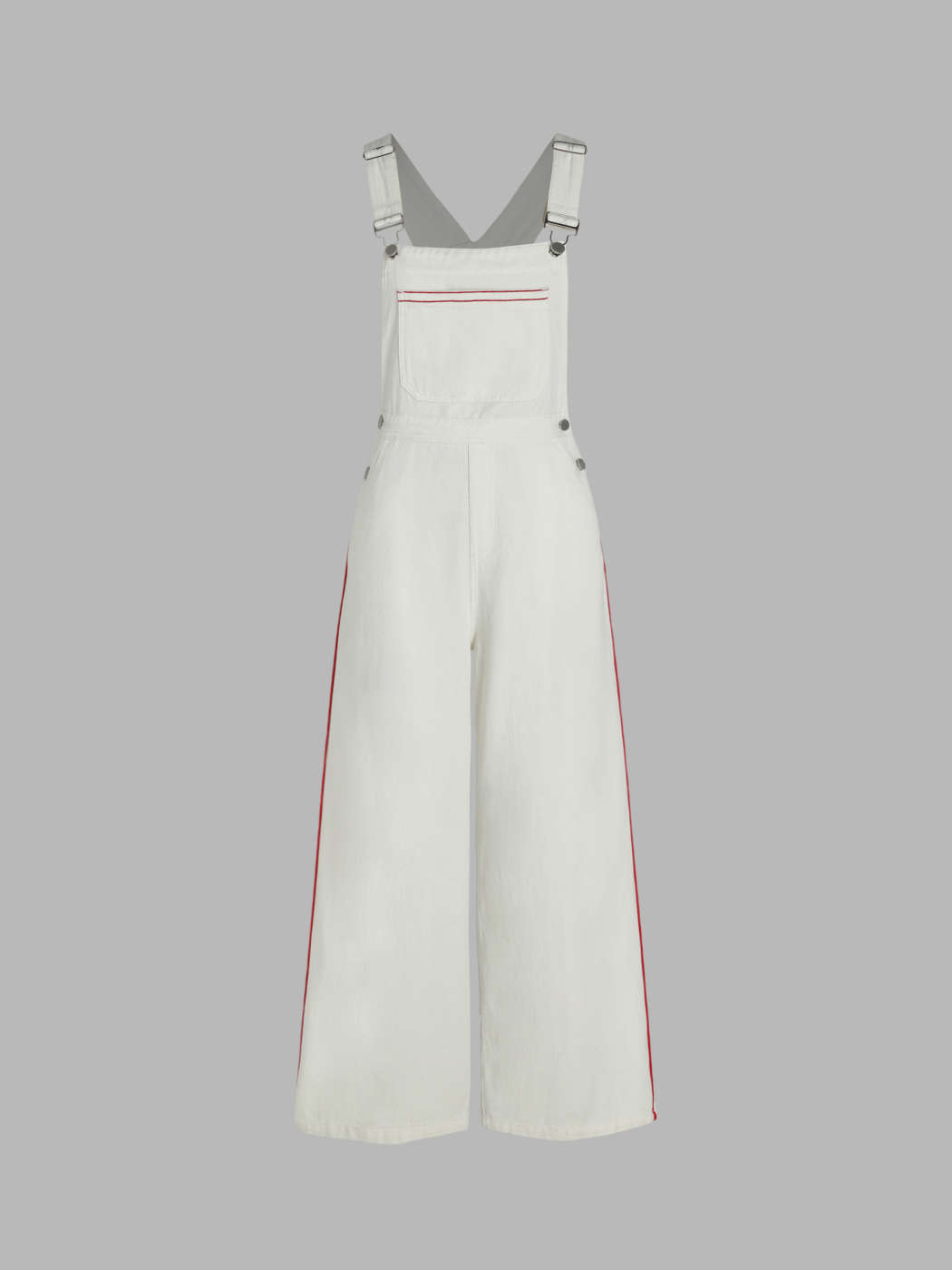 Contrasting flared jumpsuit