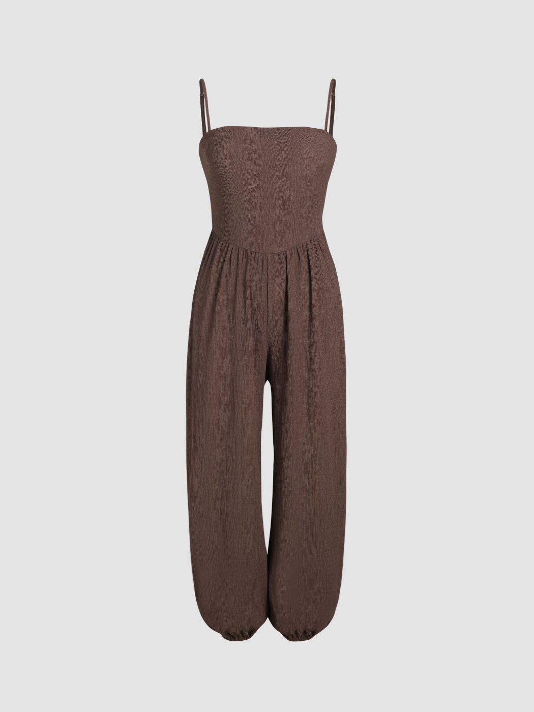 Gerippter Cami-Jogger-Jumpsuit