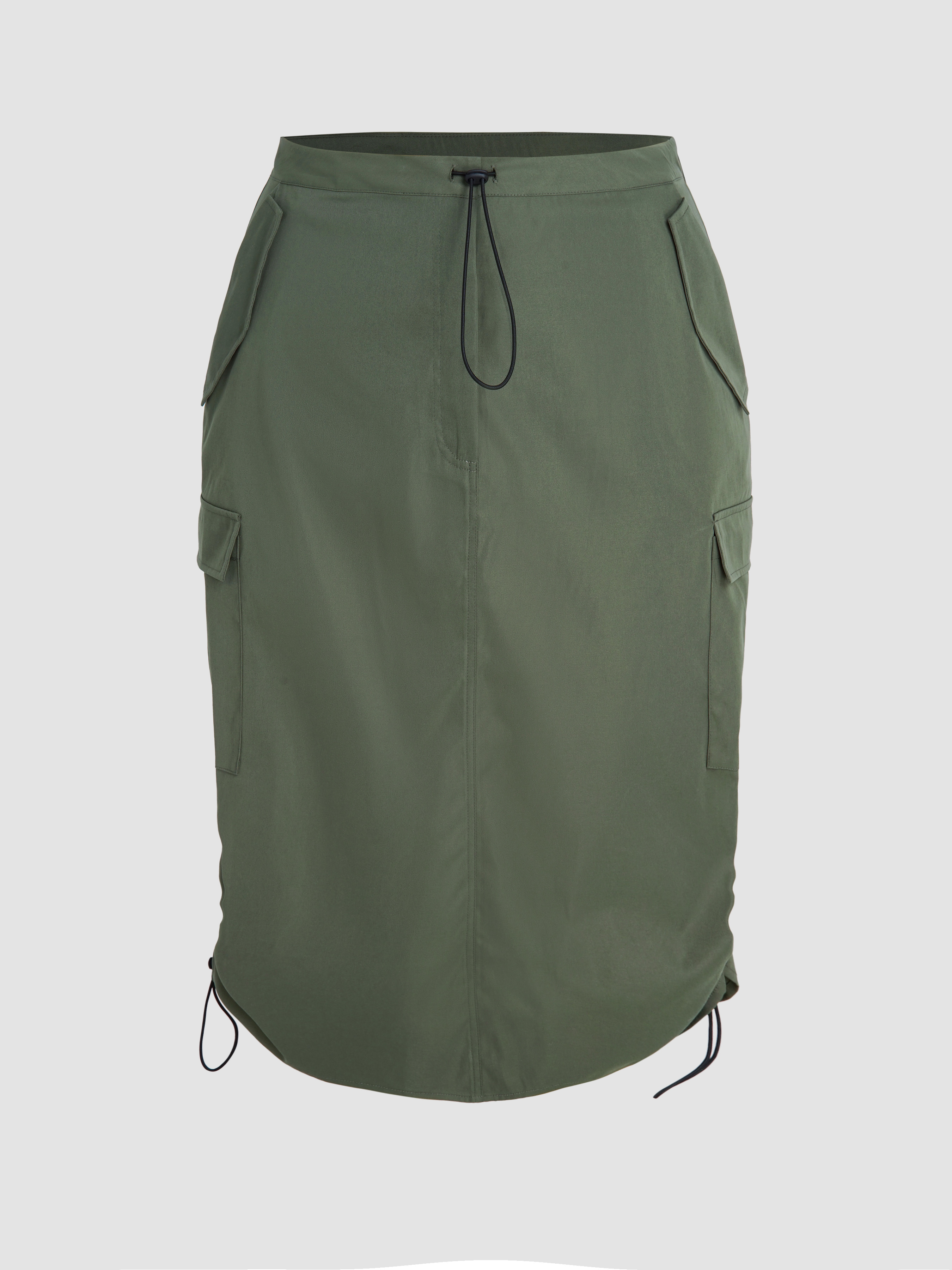 スカート [NICEGHOSTCLUB]COTTON WASHED PARACHUTE SKIRT_CHARCOAL(NG2D cffae10172753b65a17ee61e6ea4ee