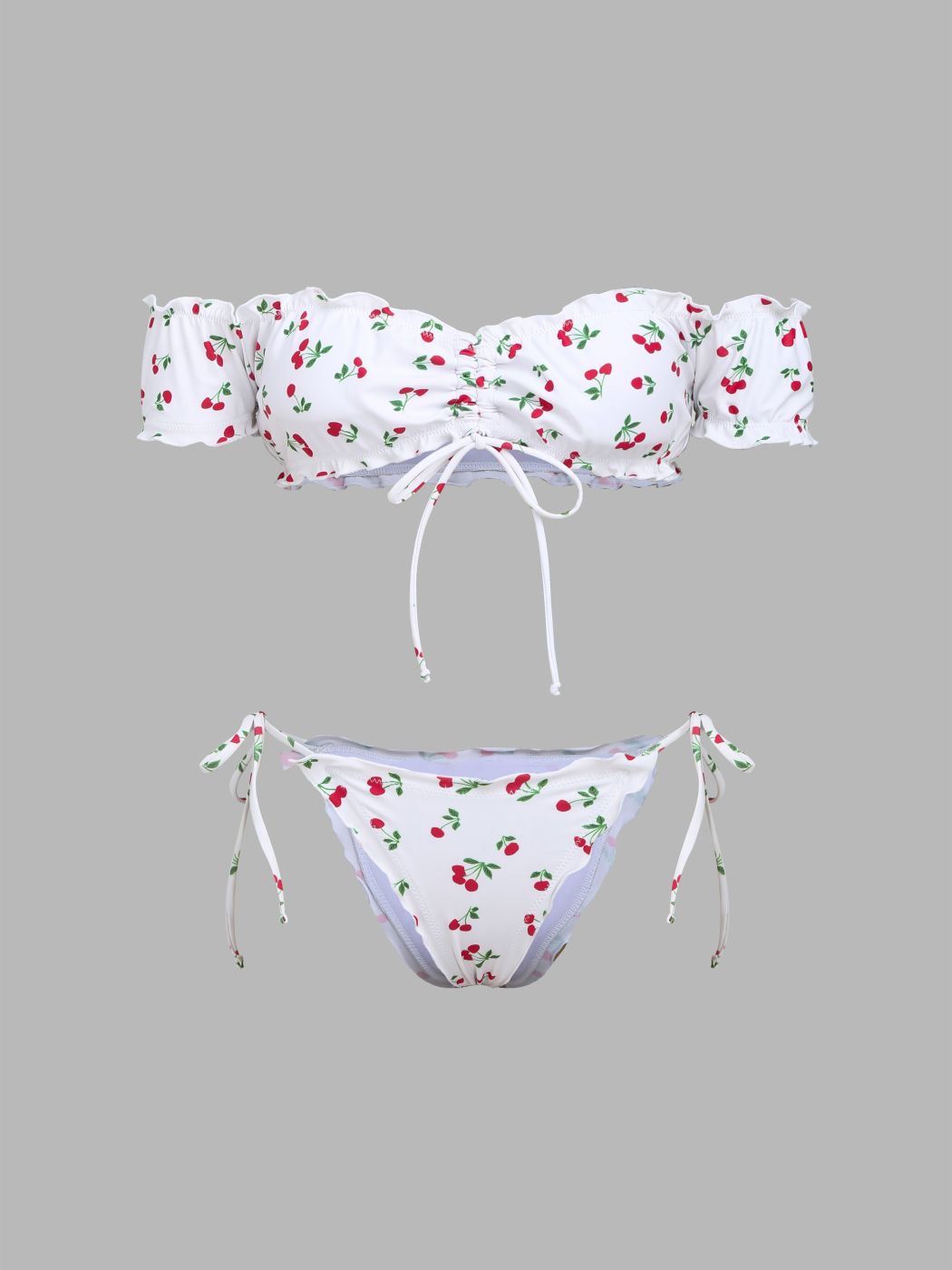 Kirsche Kordelzug Bikini