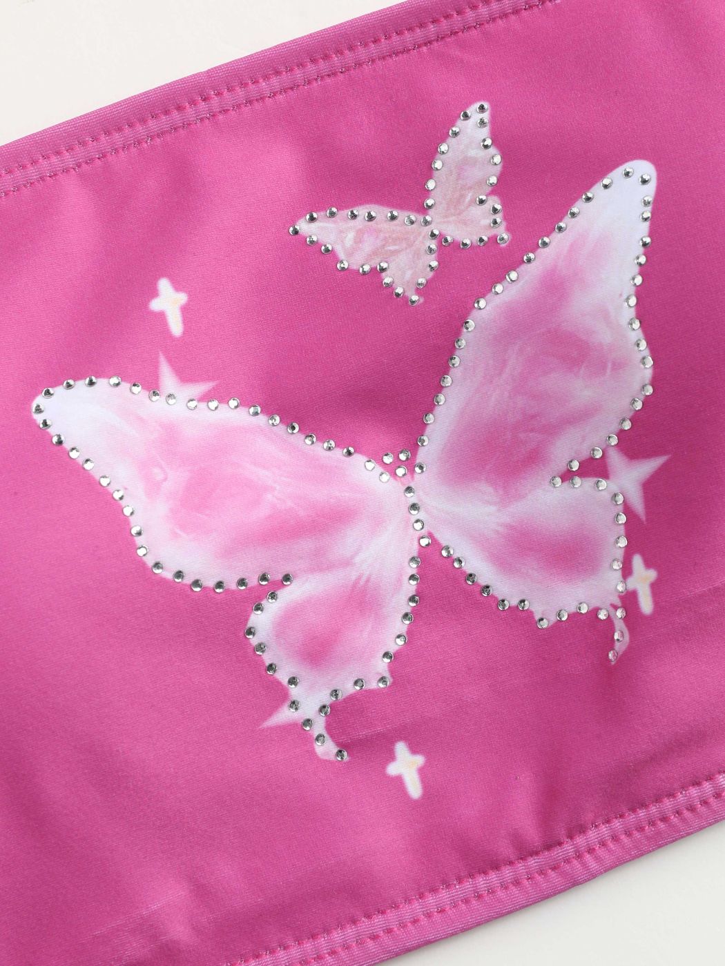 Schmetterlings-Bandeau-Bikinioberteil
