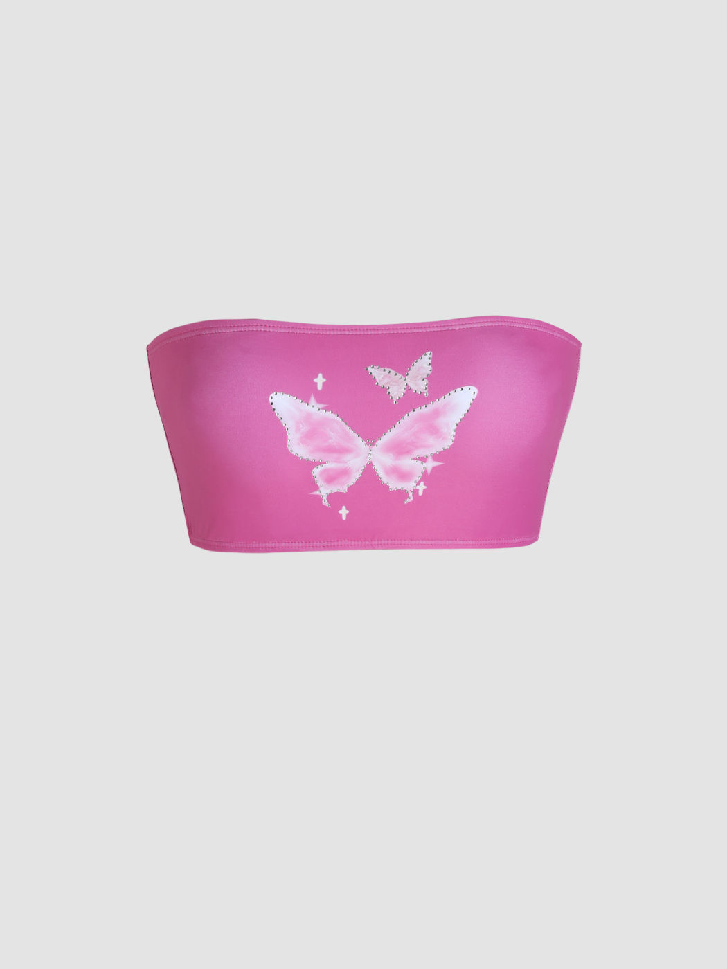 Schmetterlings-Bandeau-Bikinioberteil