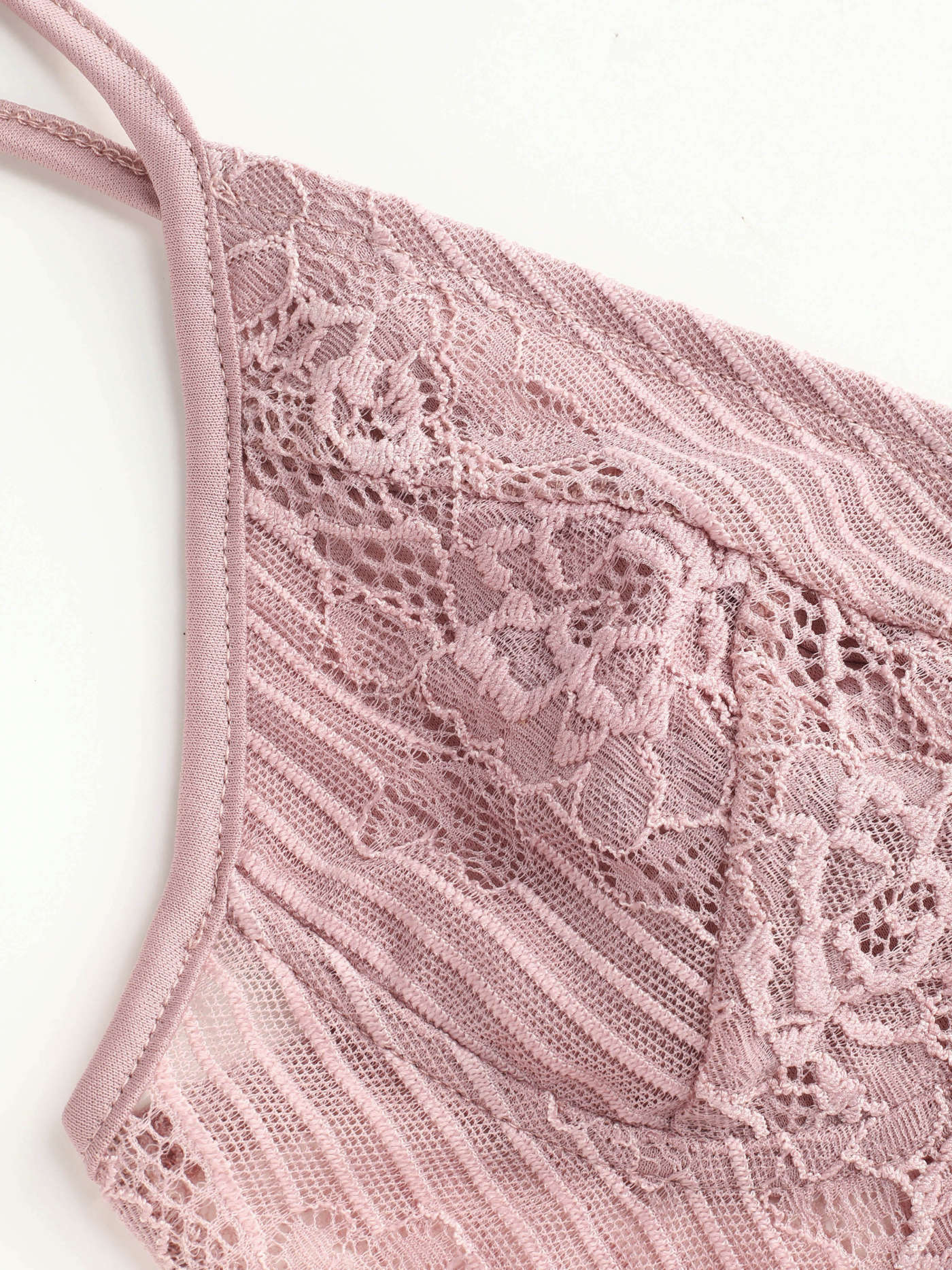 Lace Sweetheart Sleeveless Bodysuit