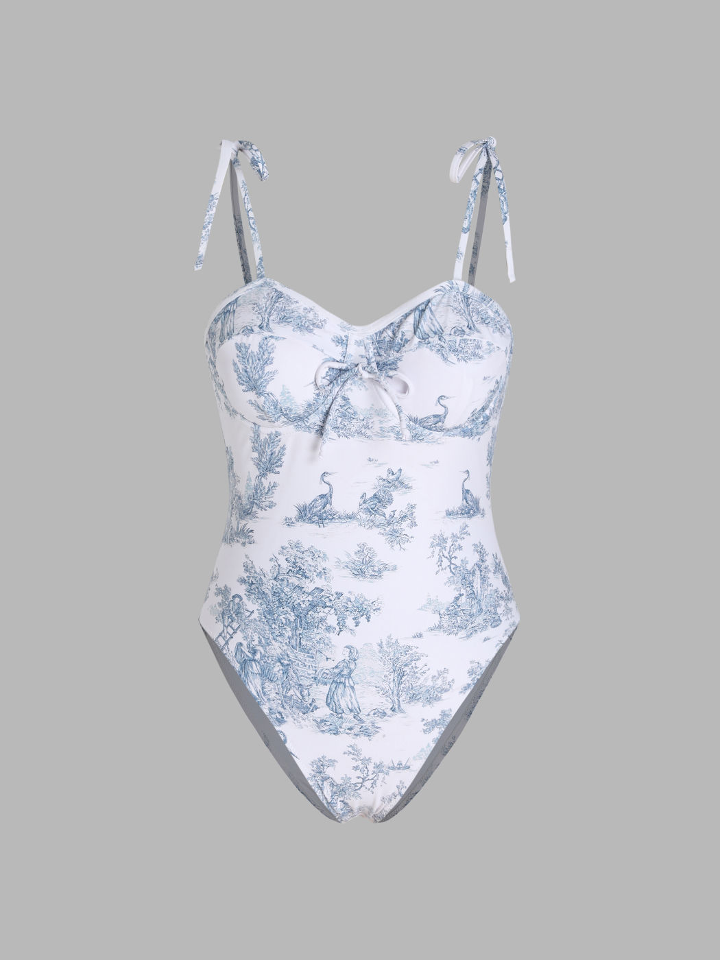 Badeanzug mit Knoten von Toile de Jouy