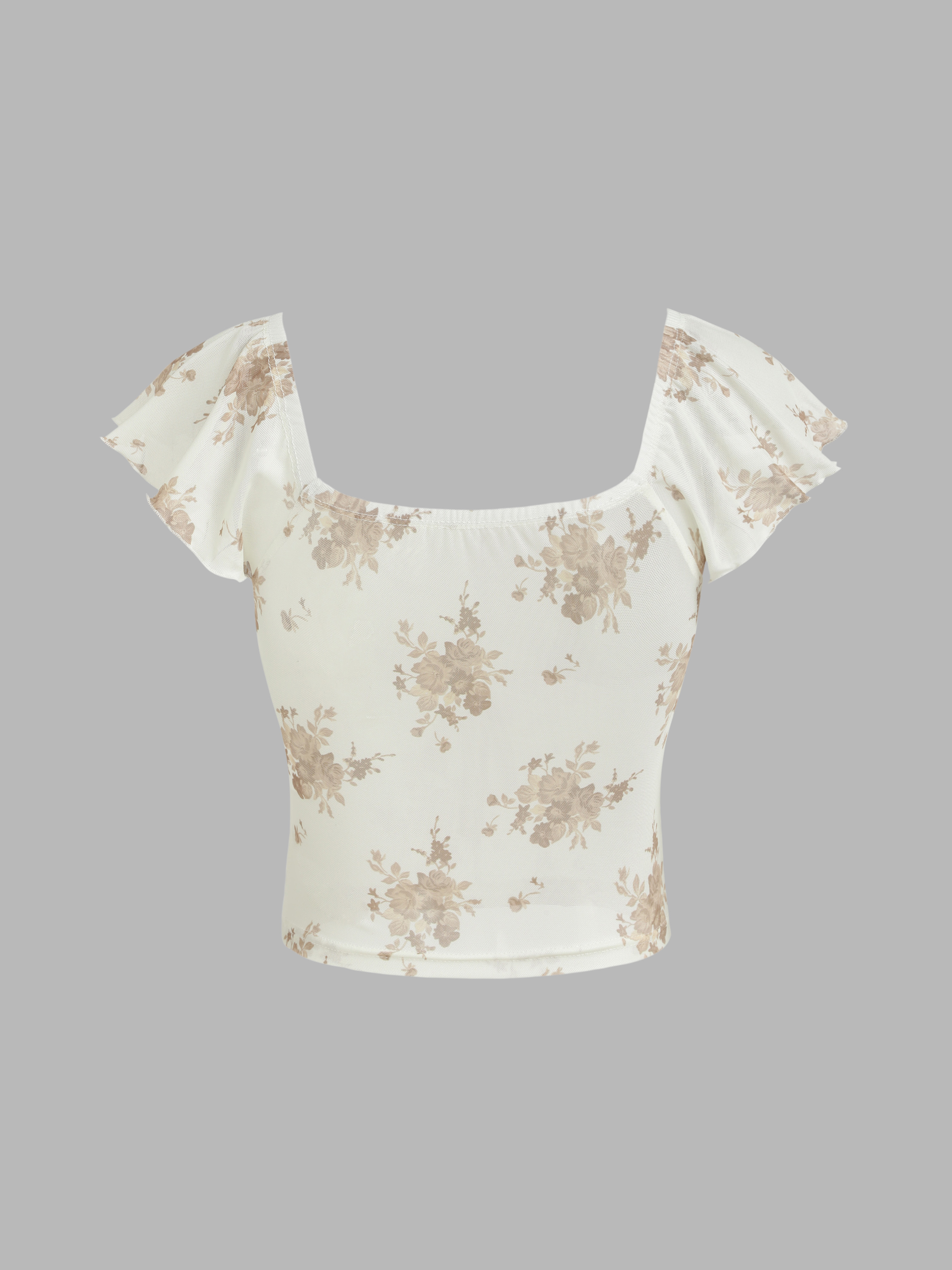 Flourish & Bloom Knotted Crop Top