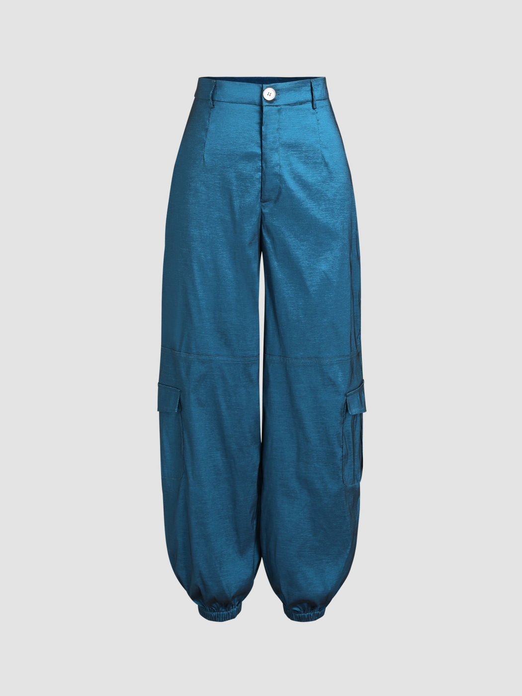 Solide Cargo-Jogginghose mit hoher Taille