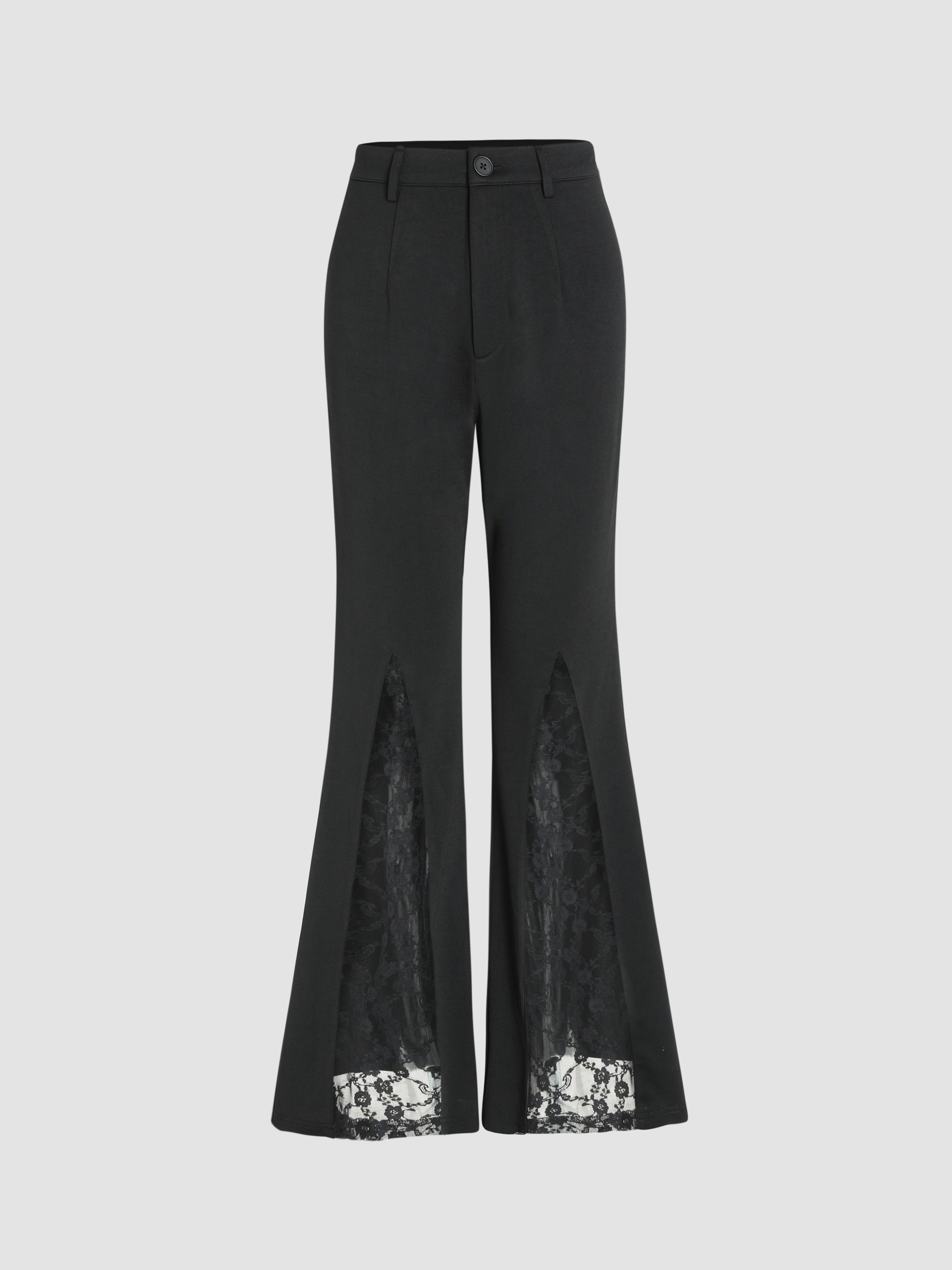 Sheer sales flare trousers