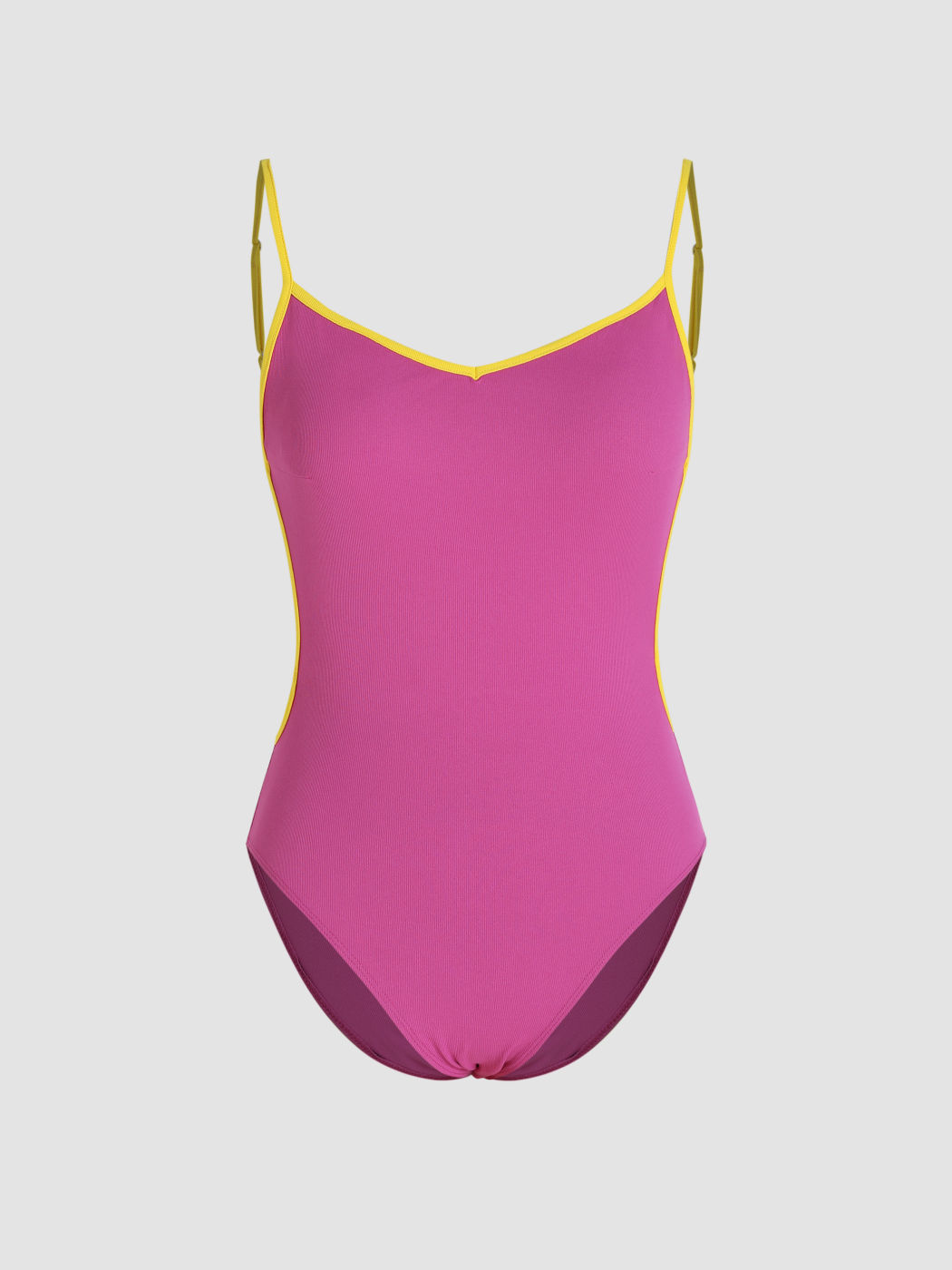 Contrast Trim Backless Bodysuit For Daily Casual