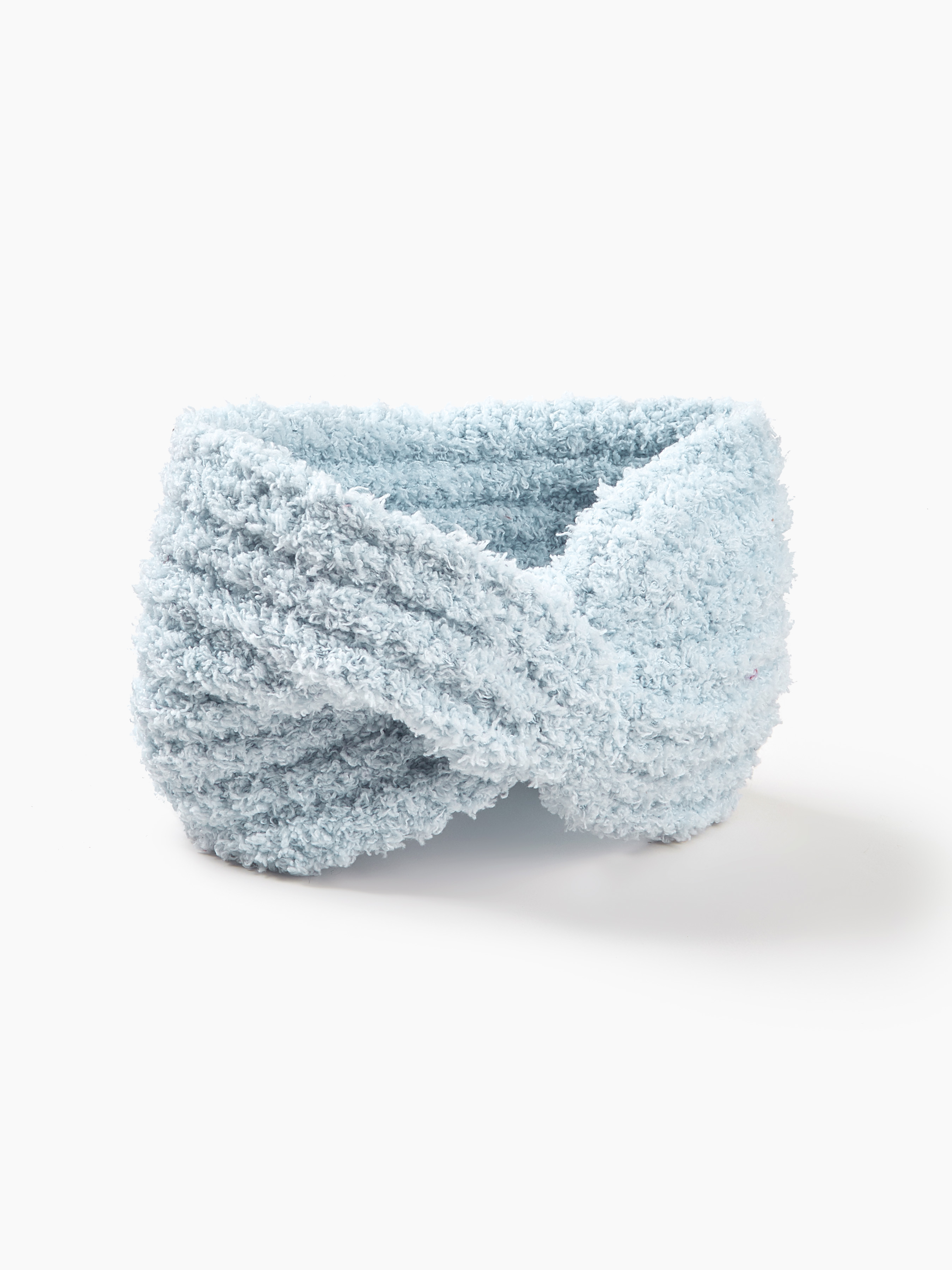 Solid Twist Decor Bath Headband - Cider