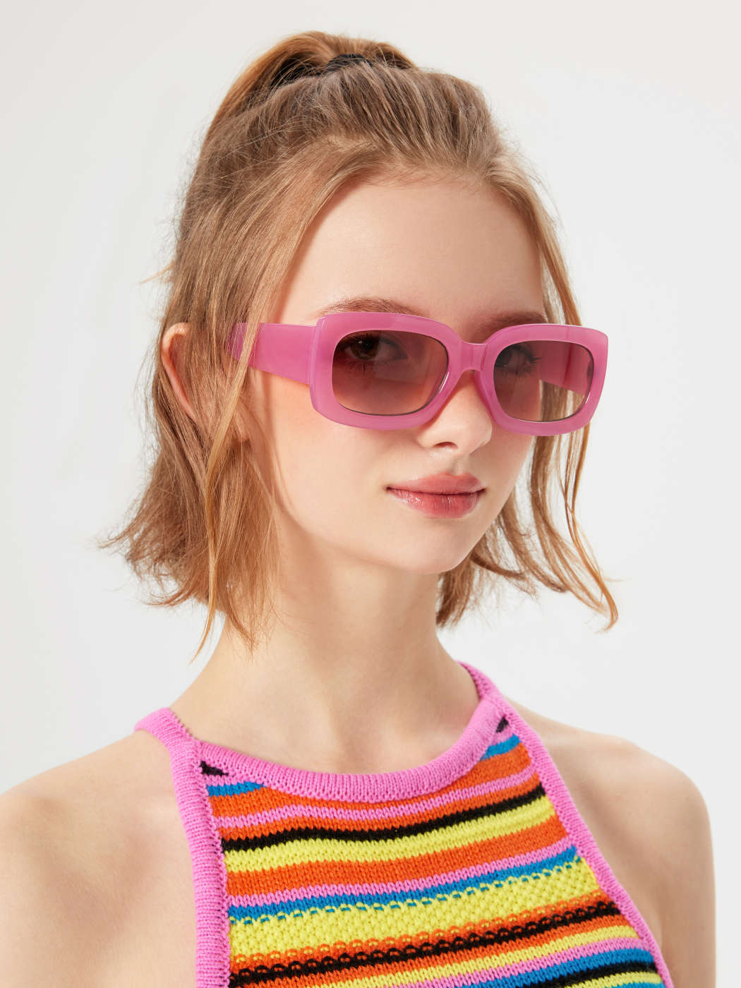 PC Fashion Glasses with Box For Music Festival/Live House Vacation