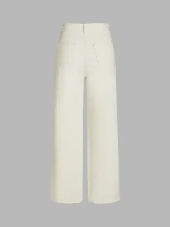 Honey Denim Mid Rise Solid Straight Leg Jeans